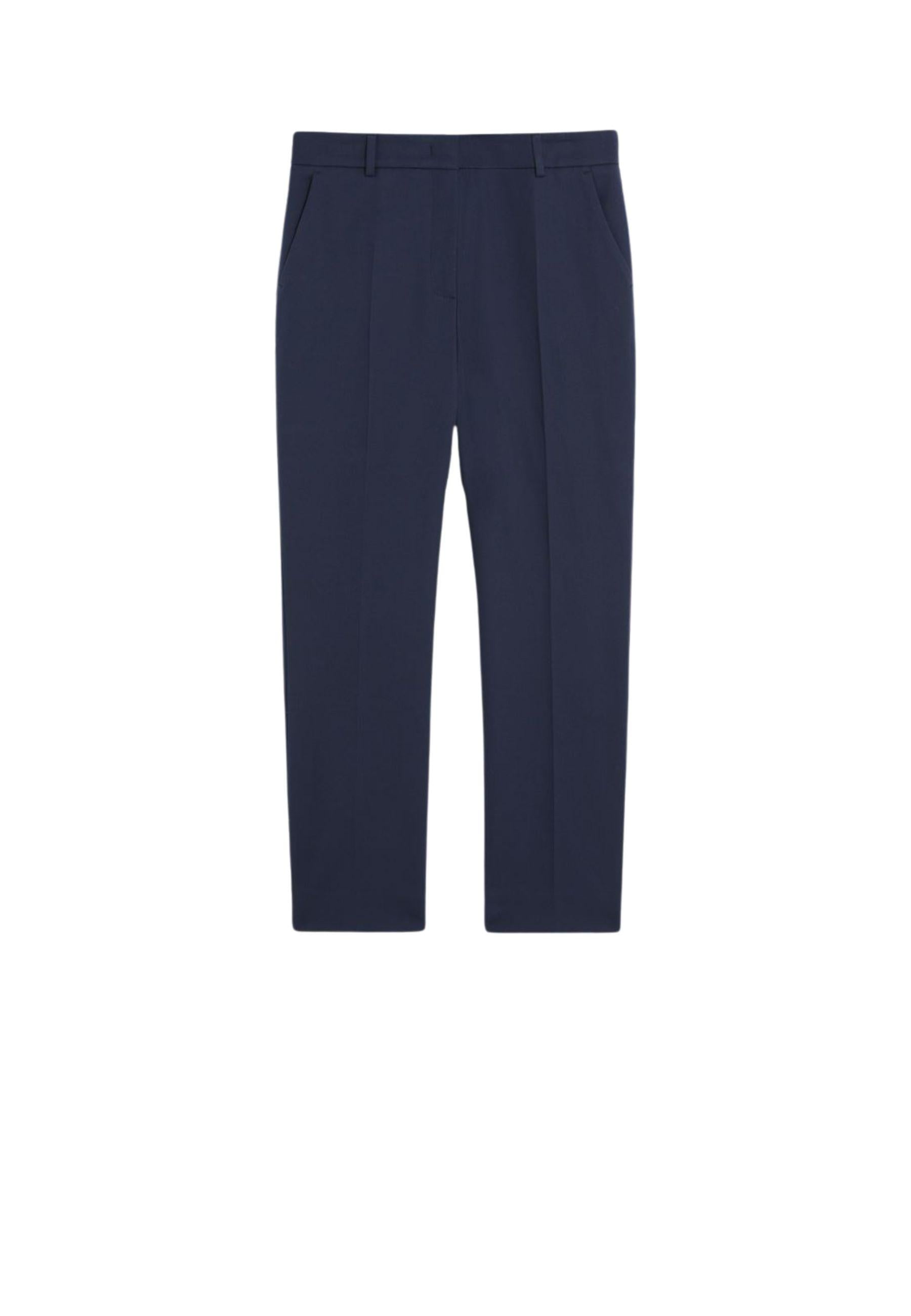 Weekend Max Mara - Pantaloni dritti in cotone stretch 