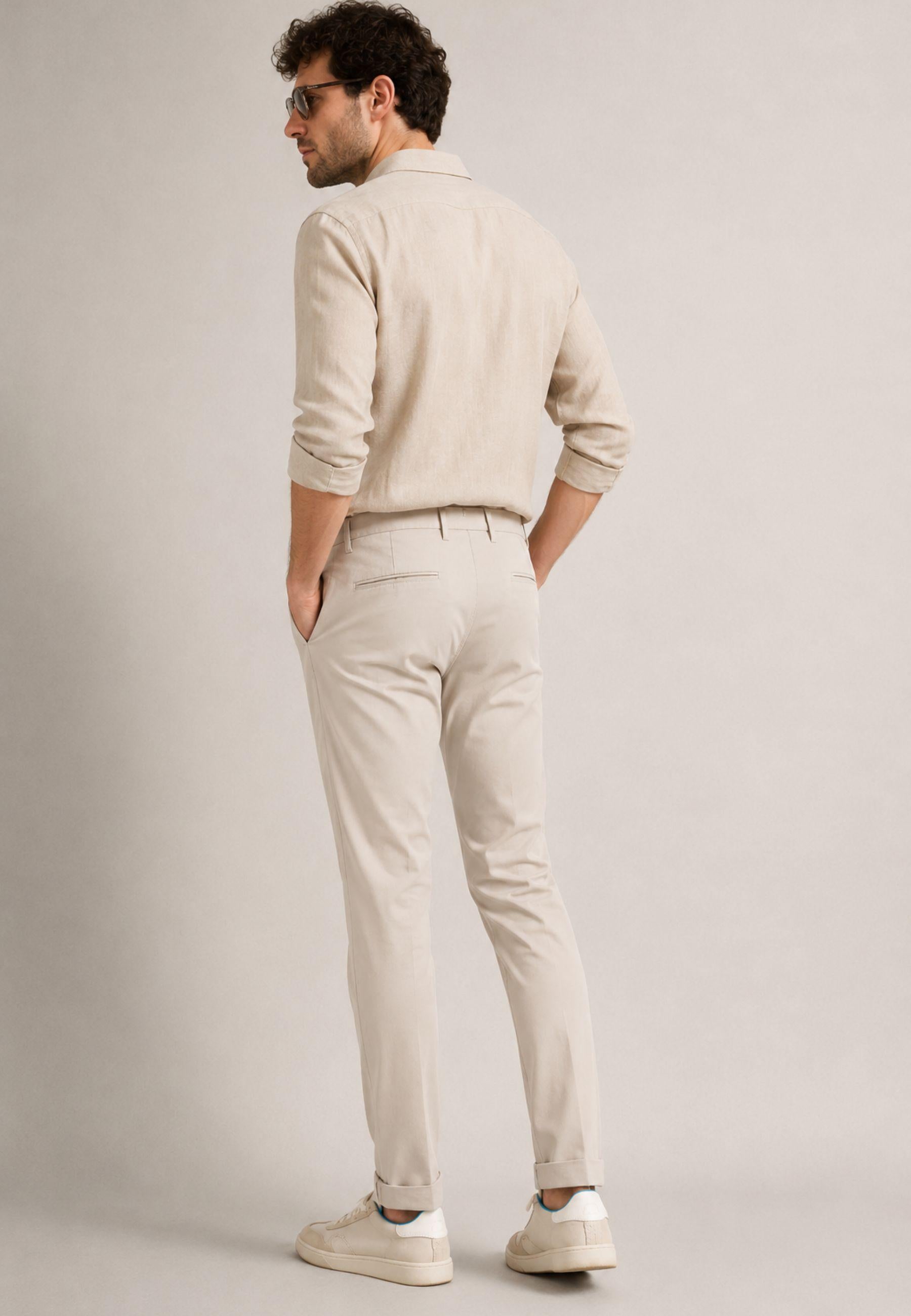 Briglia 1949 - Pantalone Tapered in Cotone Stretch 