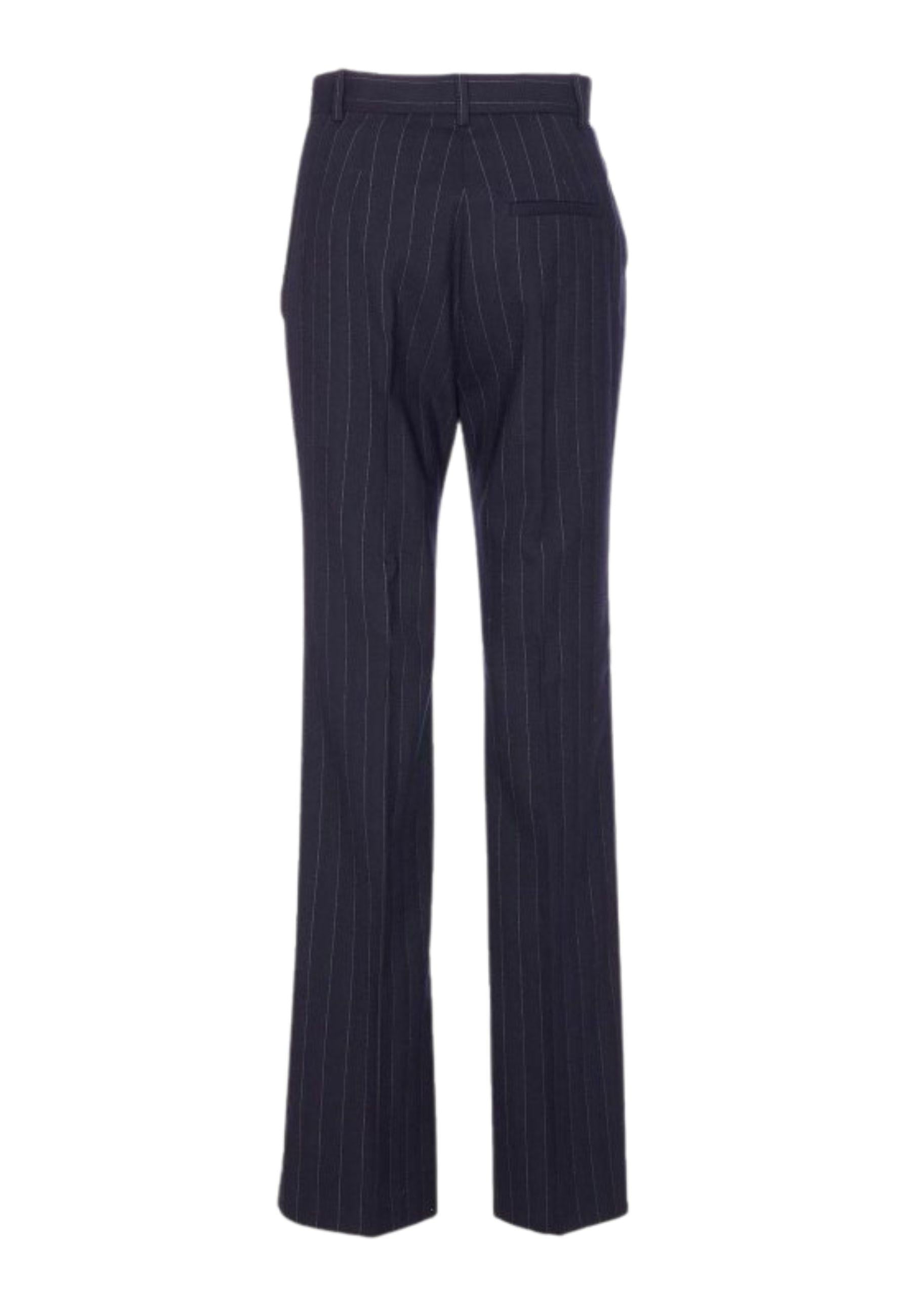 Pantalone Pinko Gessato in Misto Lana 
