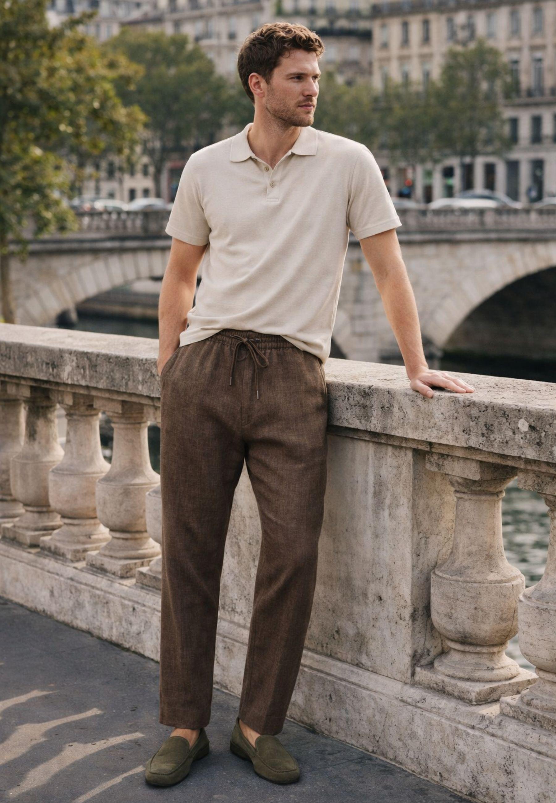 Briglia - Pantaloni in lino 100% 