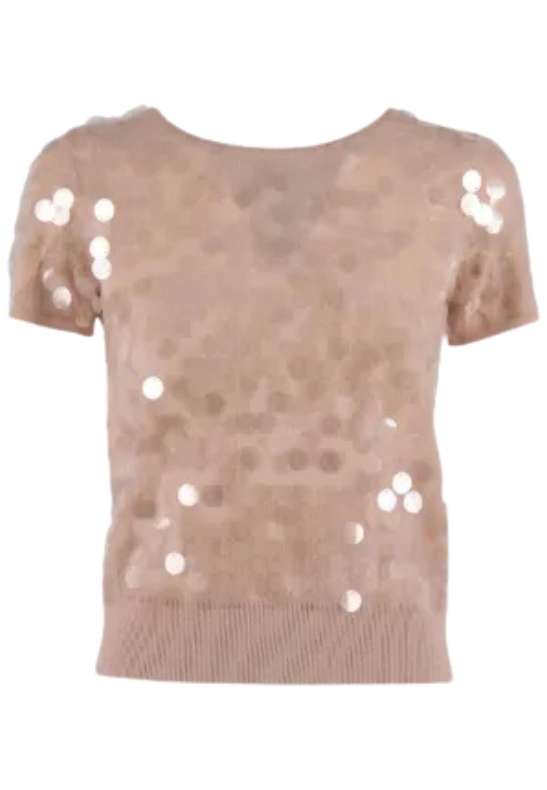 T-shirt con paillettes - Max Mara 