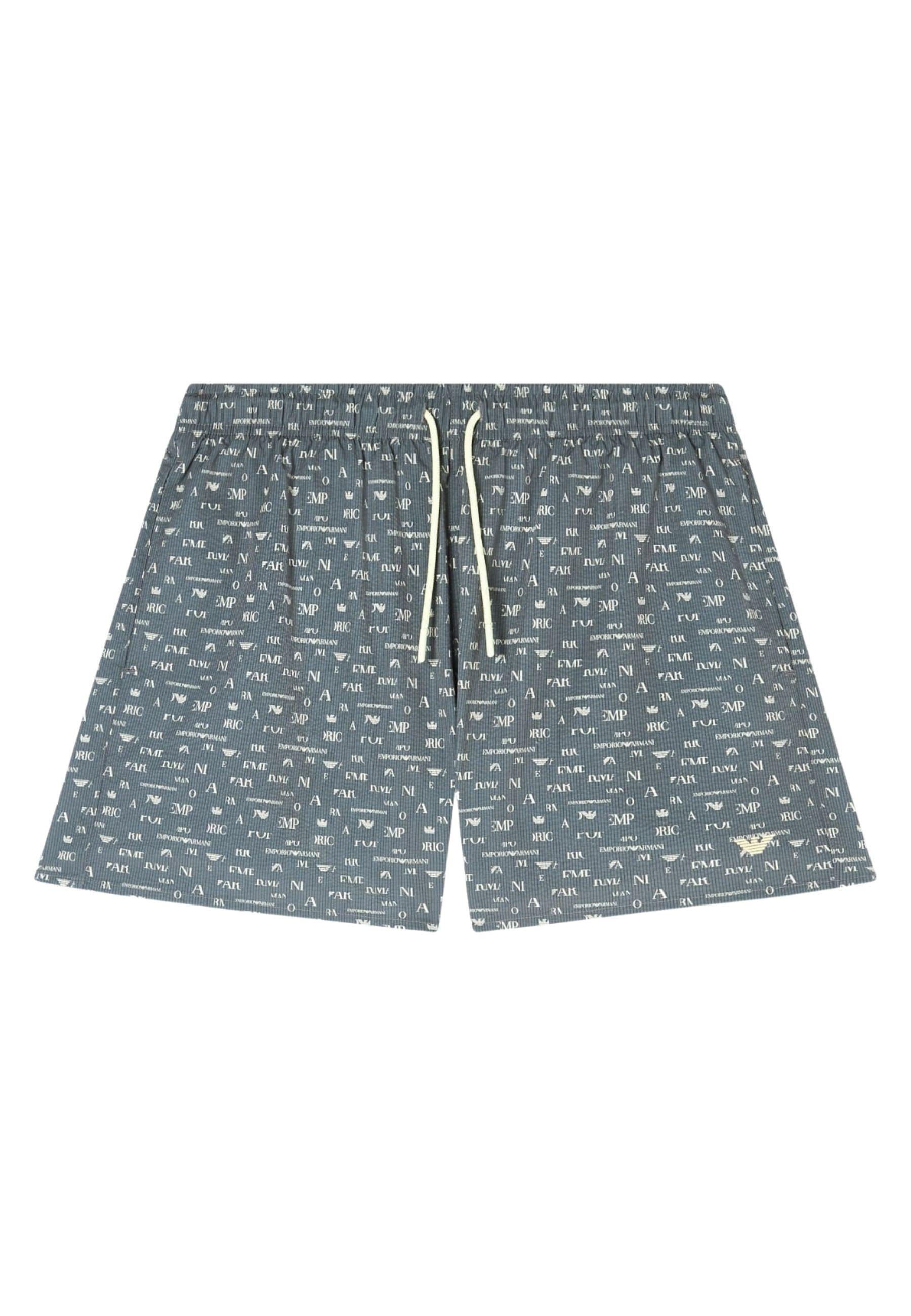 Emporio Armani - Costume shorts grafica Small Logo 