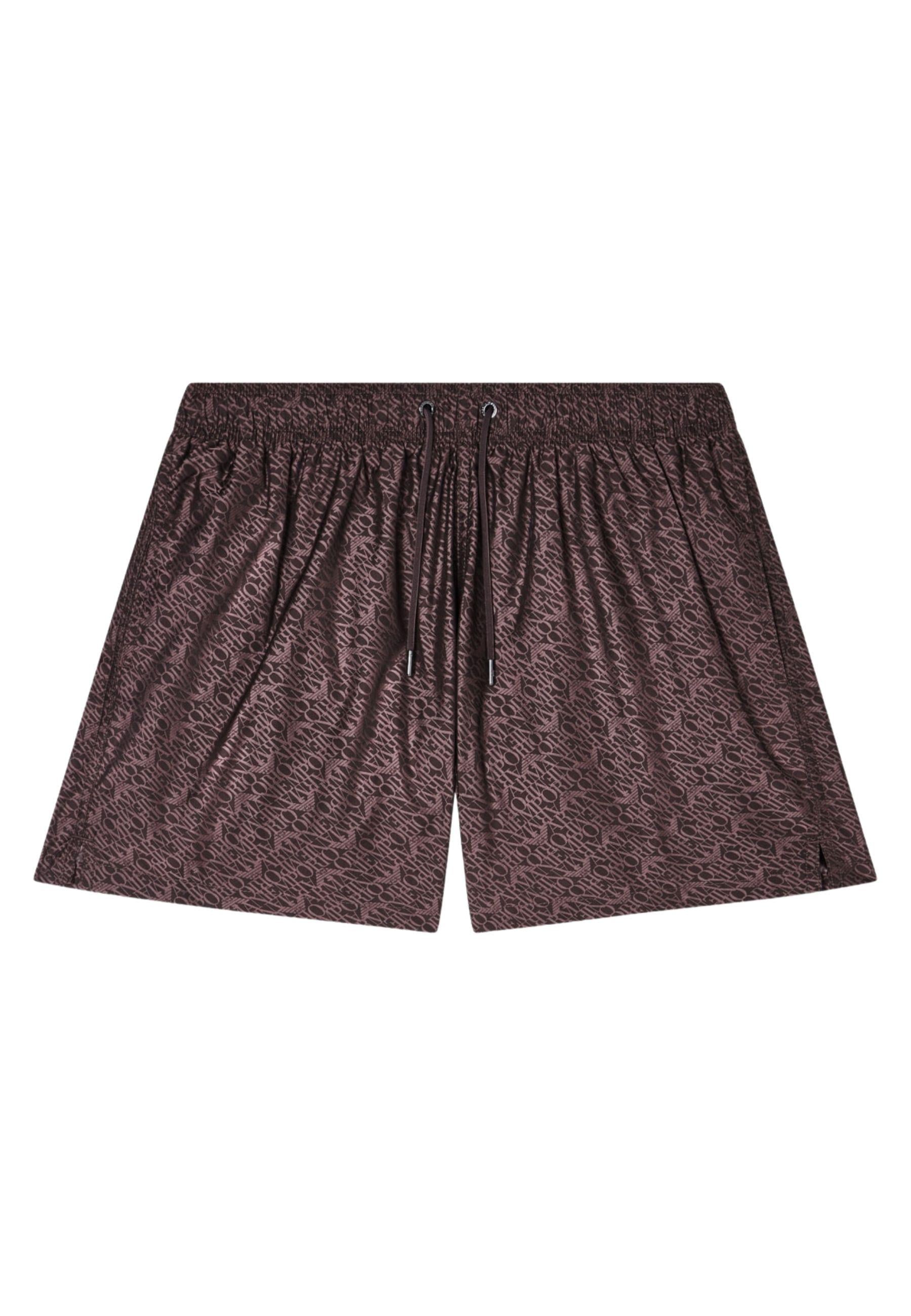 EMPORIO ARMANI - Costume Shorts Jacquard Logo All Over 