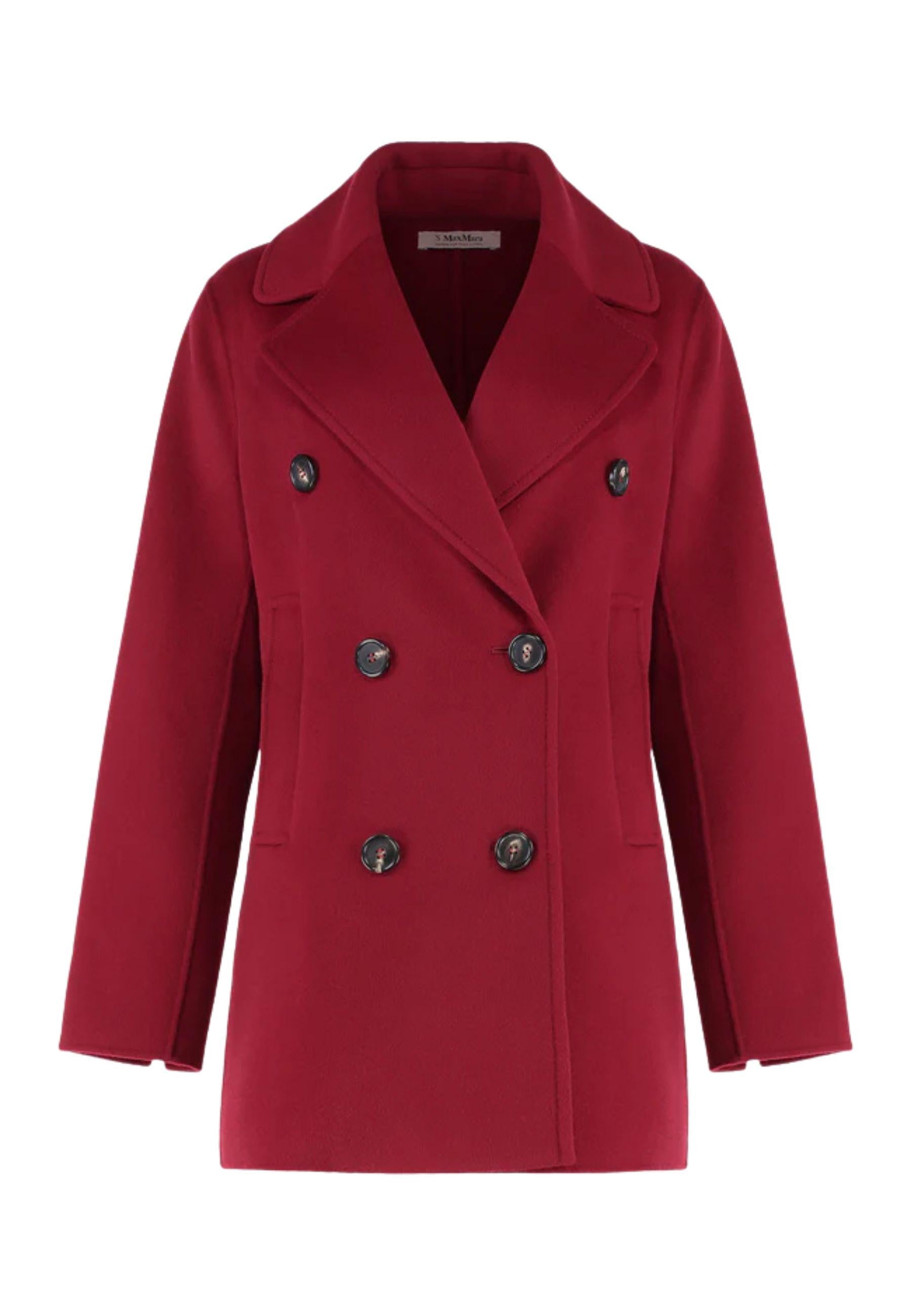 Cappotto caban doppiopetto Max Mara - lana vergine 