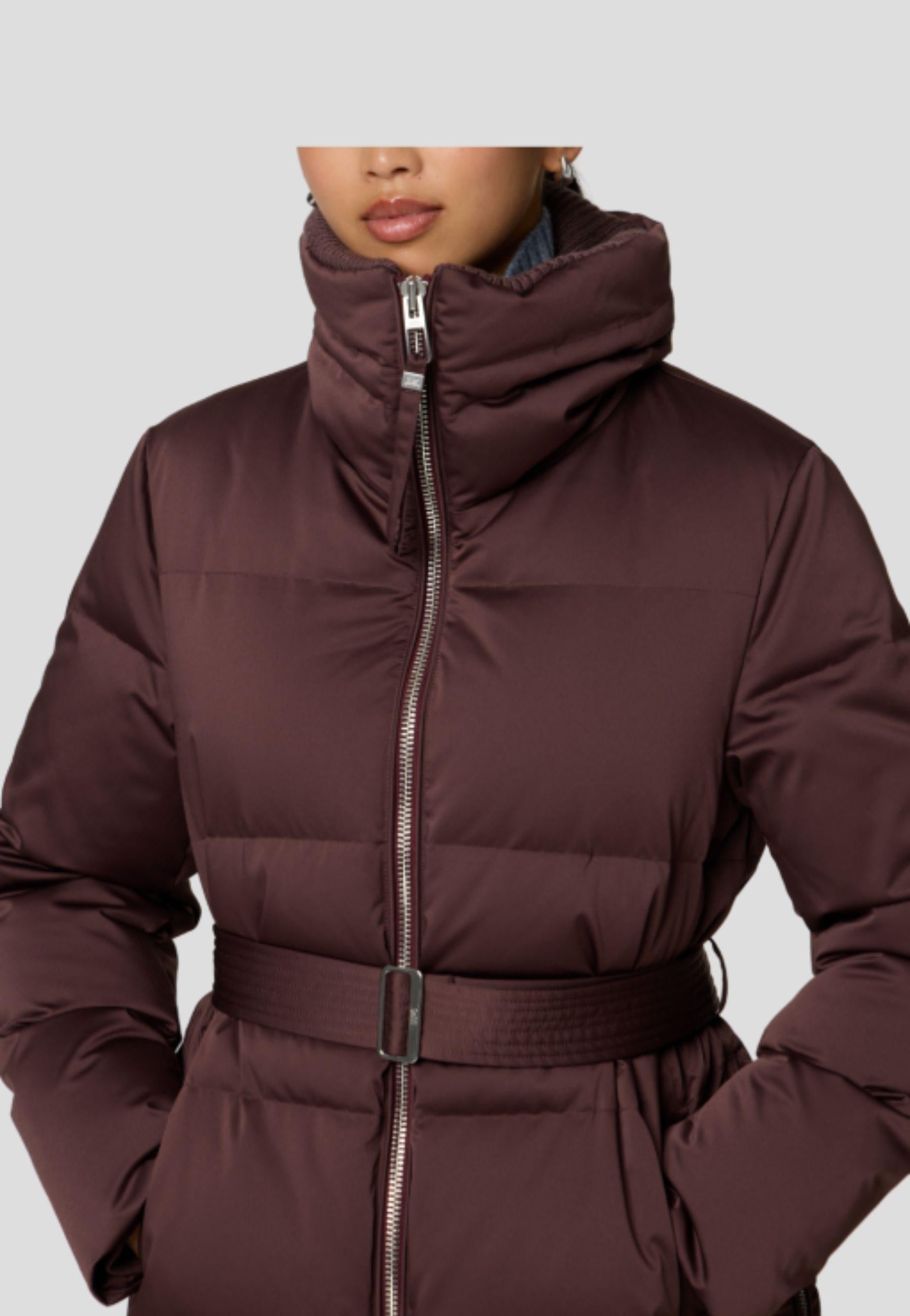 Piumino DUNO da donna con cintura 