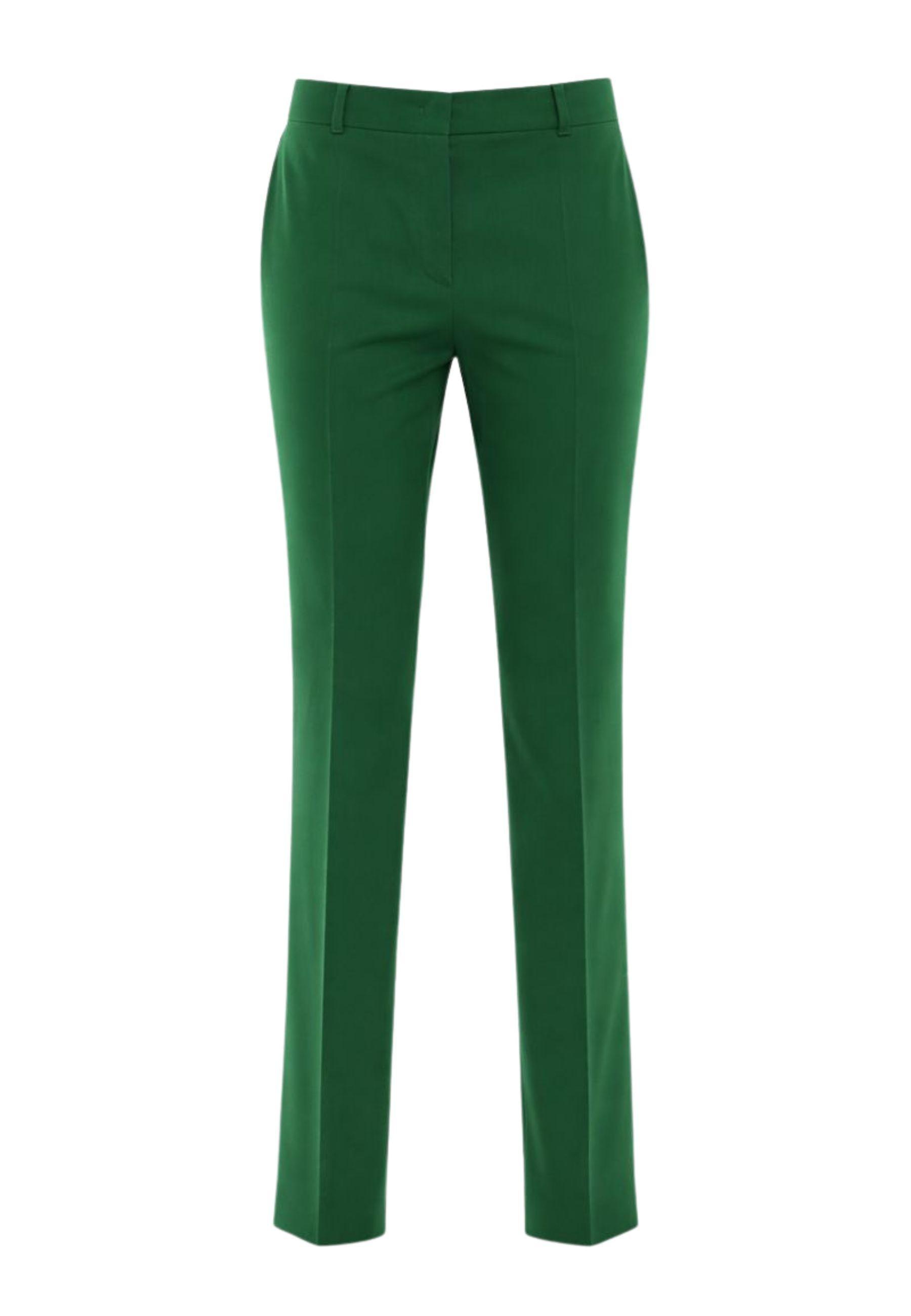Pantalone sigaretta in gabardina 