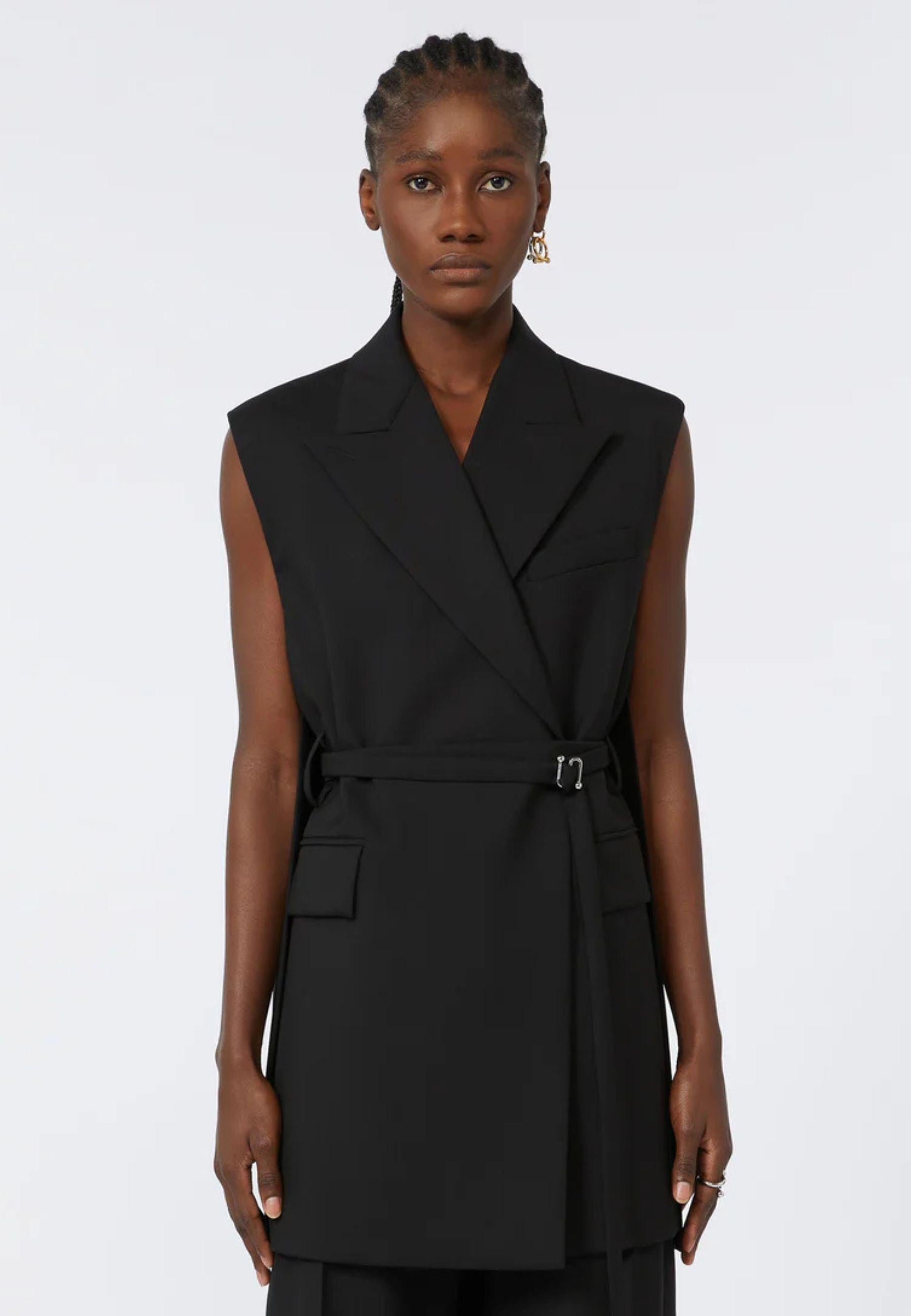 Sportmax Gilet CIURMA in pura lana vergine 