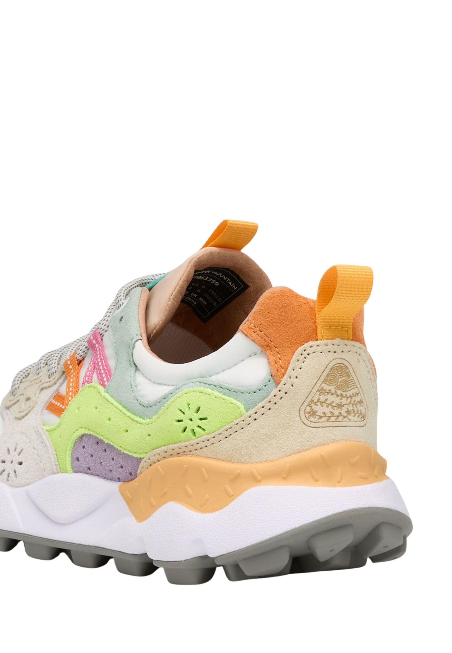 Sneaker YAMANO 3 Donna in tessuto tecnico e suede multicolor 
