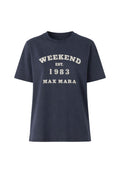 Weekend Max Mara - T-shirt in jersey di cotone con stampa grafica