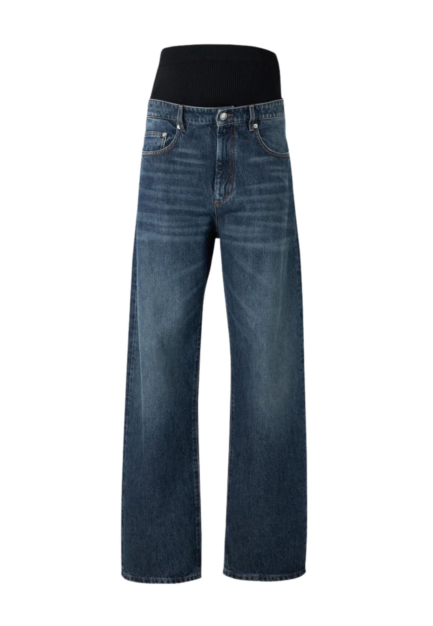 Jeans Sportmax con fascia in maglia 