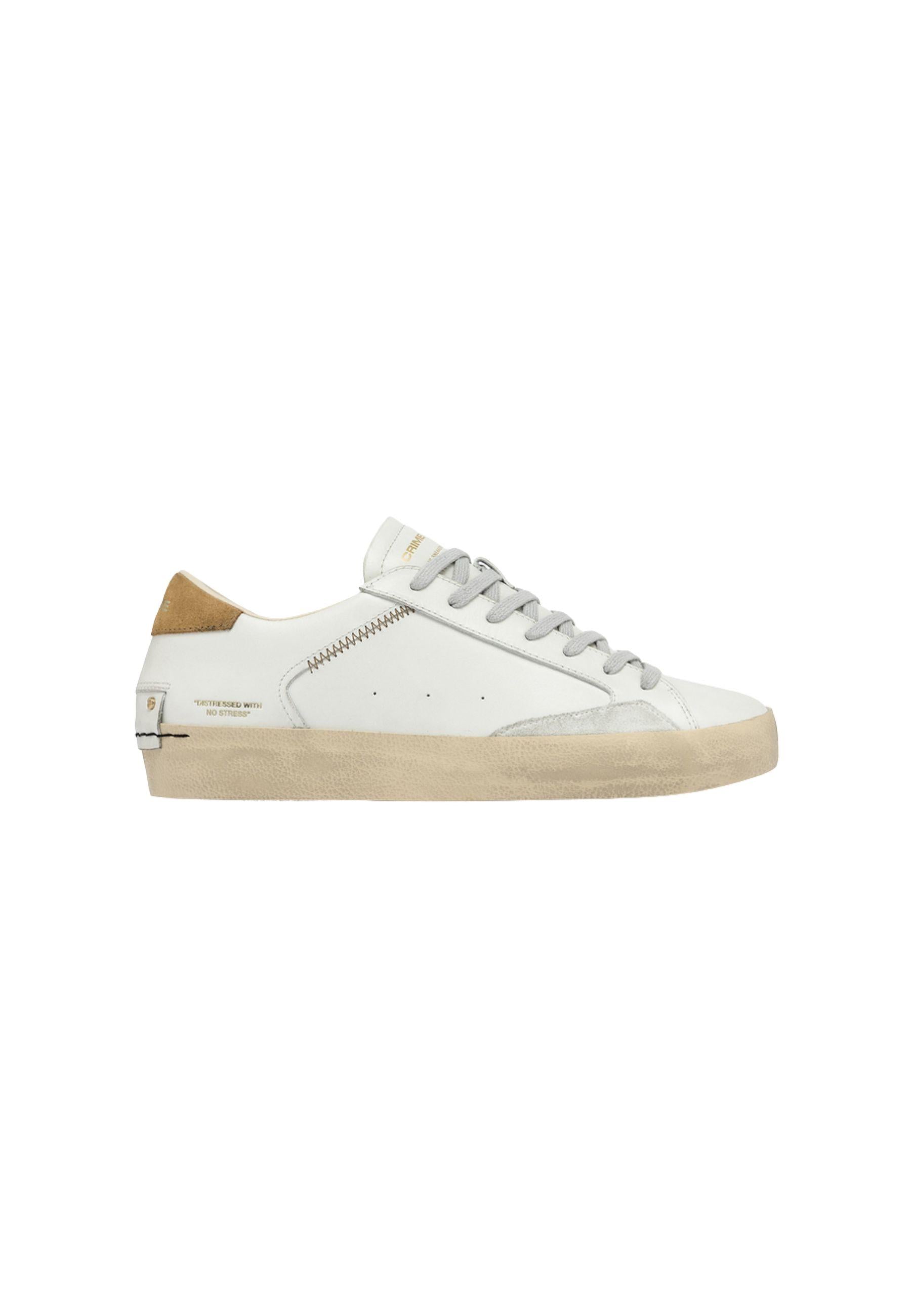 Distressed Desert Tan - Sneakers Uomo Made in Italy 