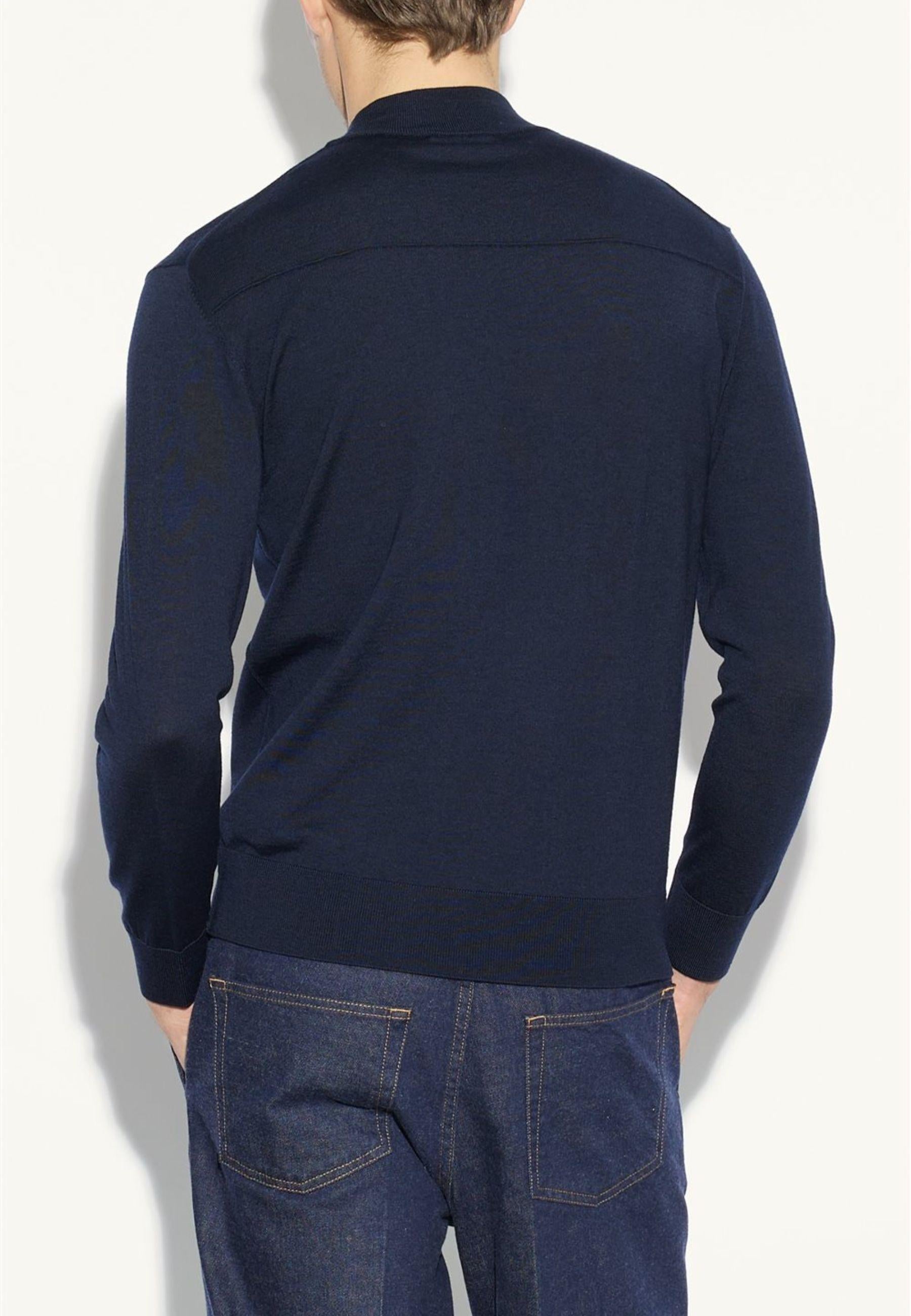 Maglia Girocollo in Lana Vergine Finezza 16 