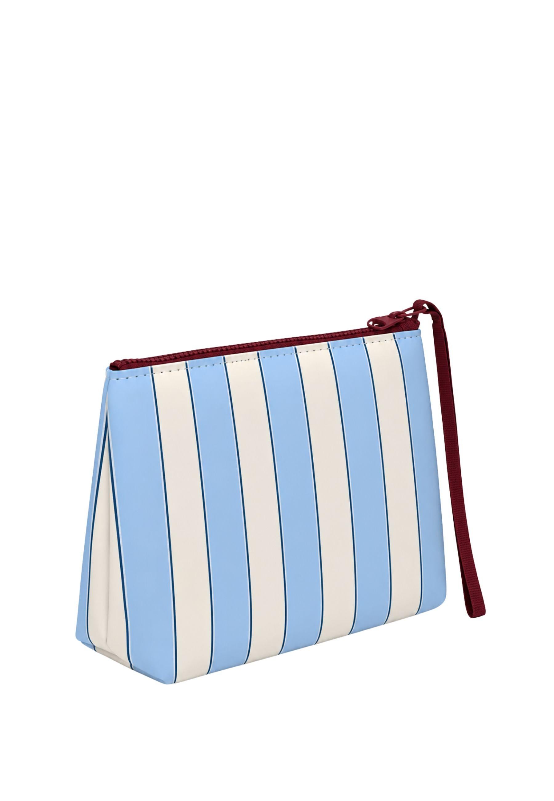 ochette Aline in neoprene a righe azzurre 