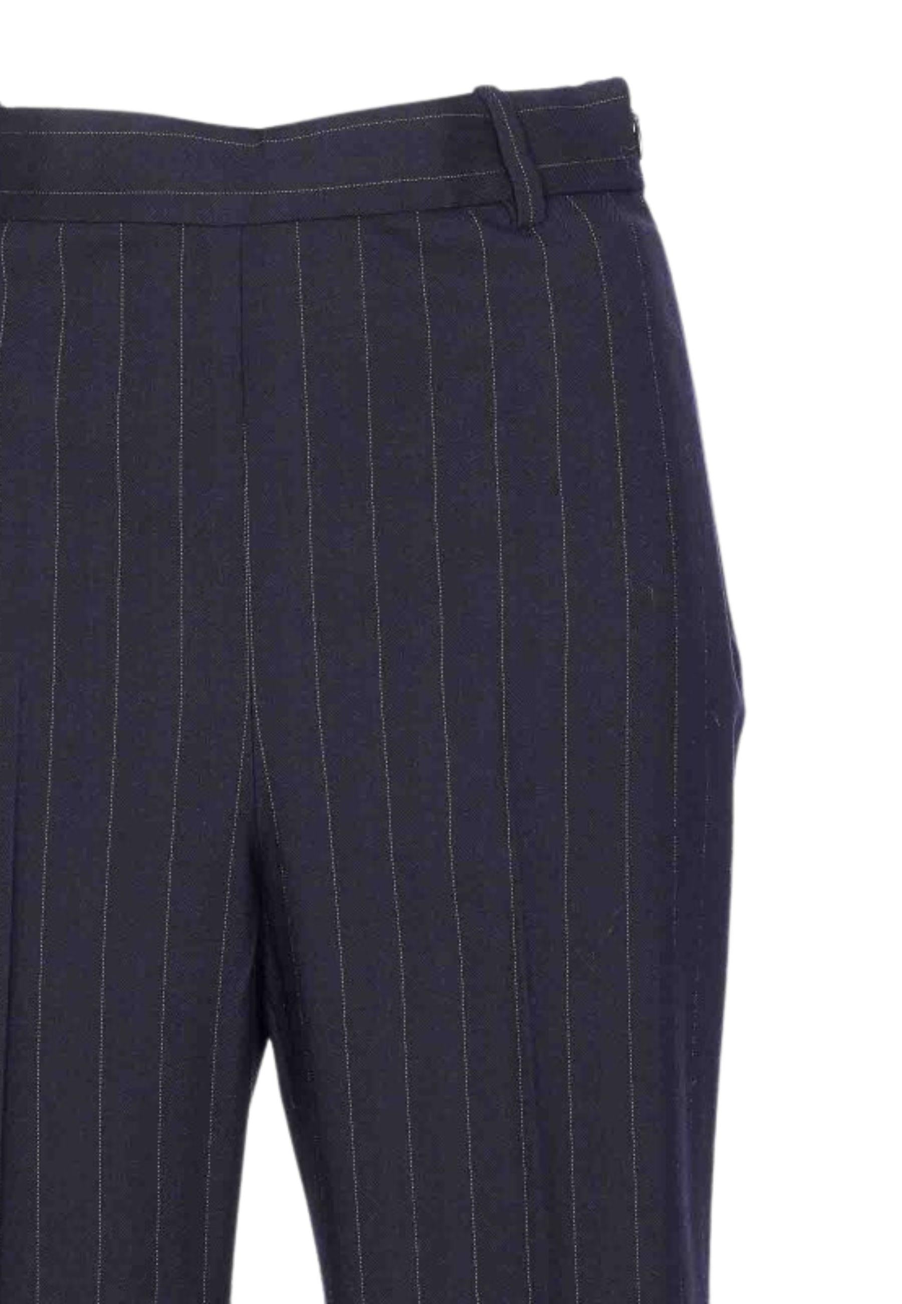 Pantalone Pinko Gessato in Misto Lana 