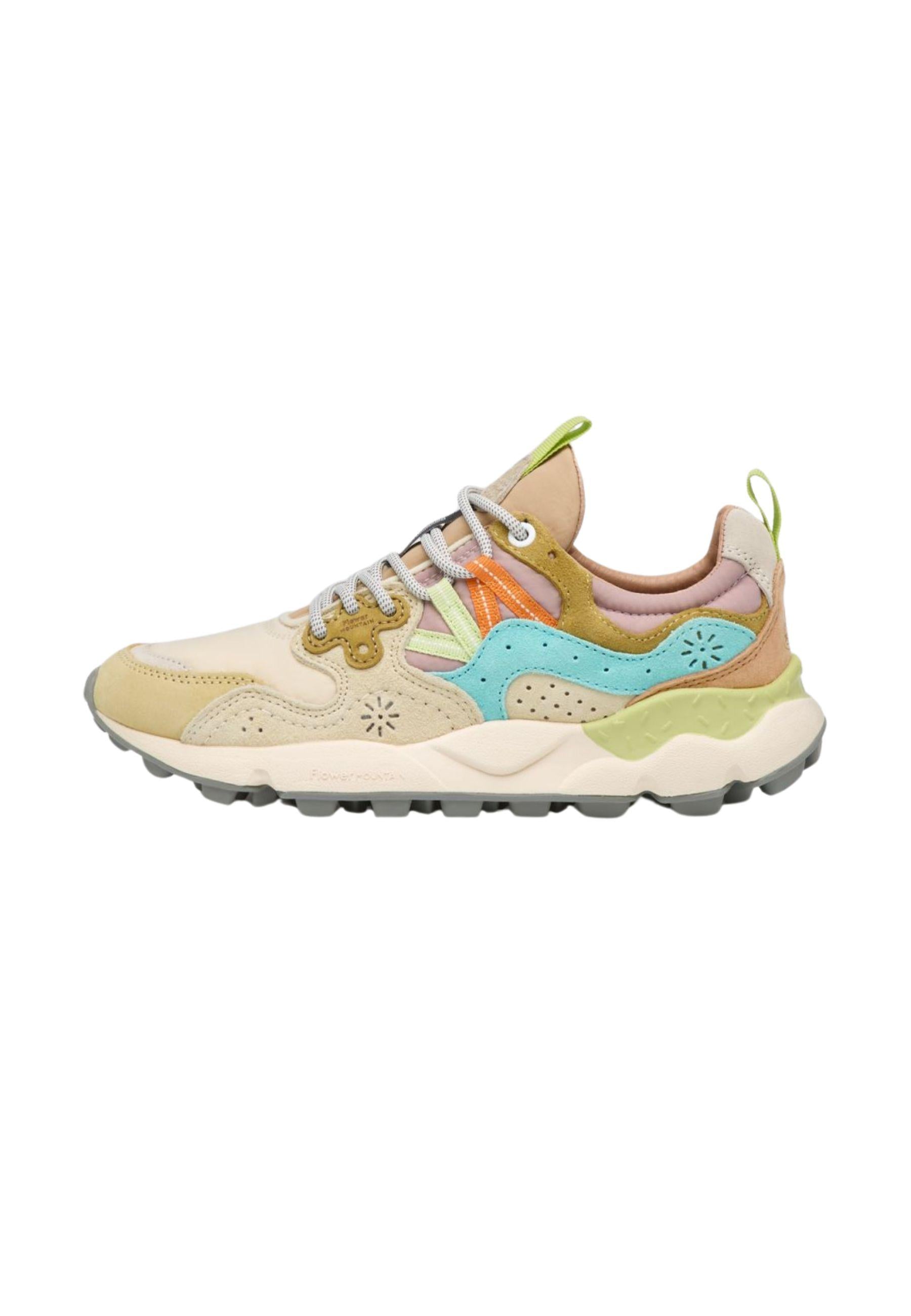Yamano 3 Donna - Bianco Latte/Celeste 