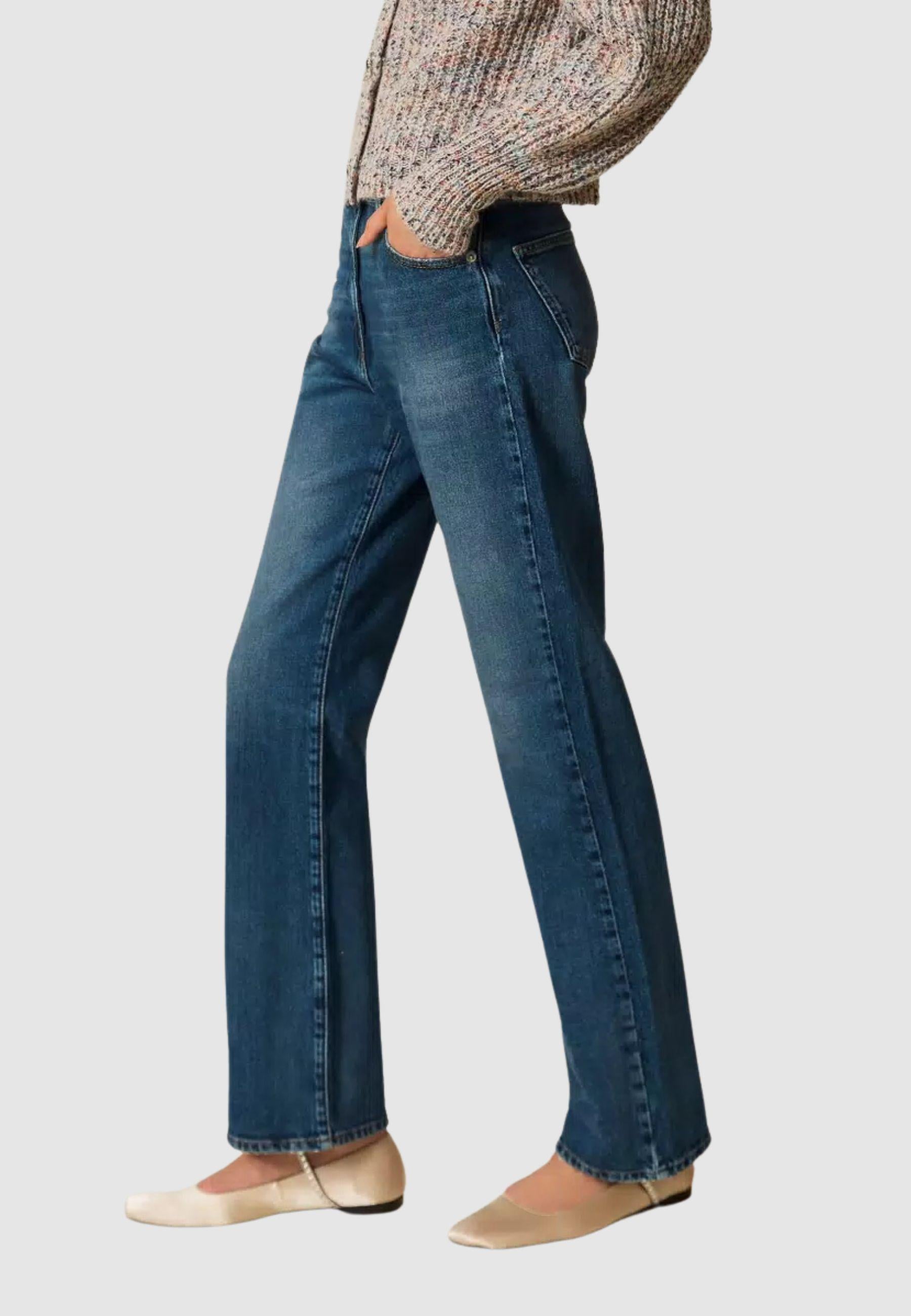 Jeans cinque tasche straight fit 