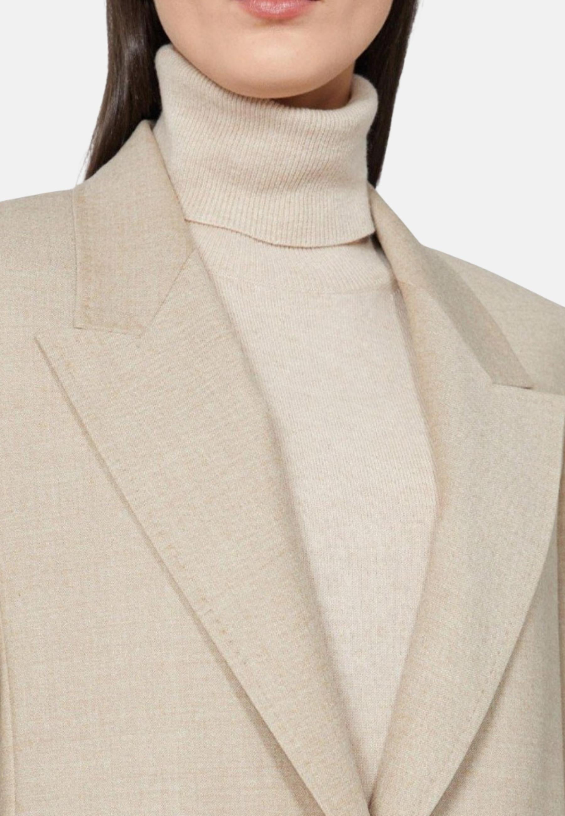 Blazer regular fit in flanella 
