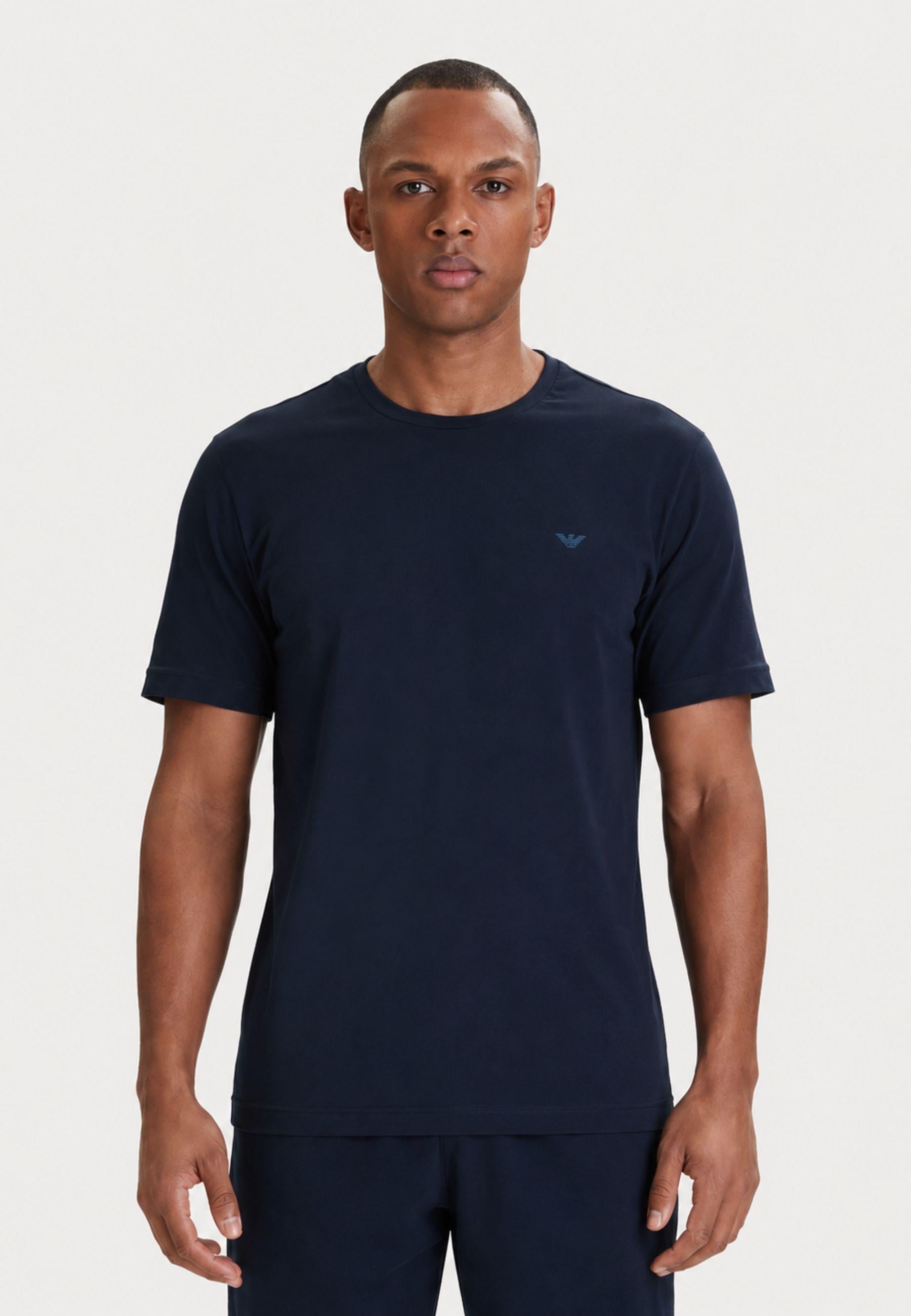 EMPORIO ARMANI - Pigiama con Bermuda in Jersey Endurance 