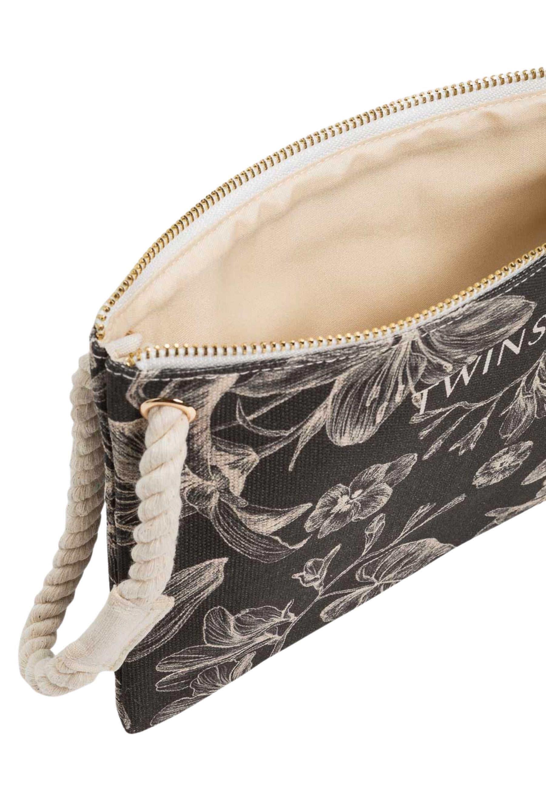 Twinset U&B - Pochette stampa floreale 