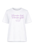 Twinset Actitude T-Shirt mit Schriftzug-Print - Weiß