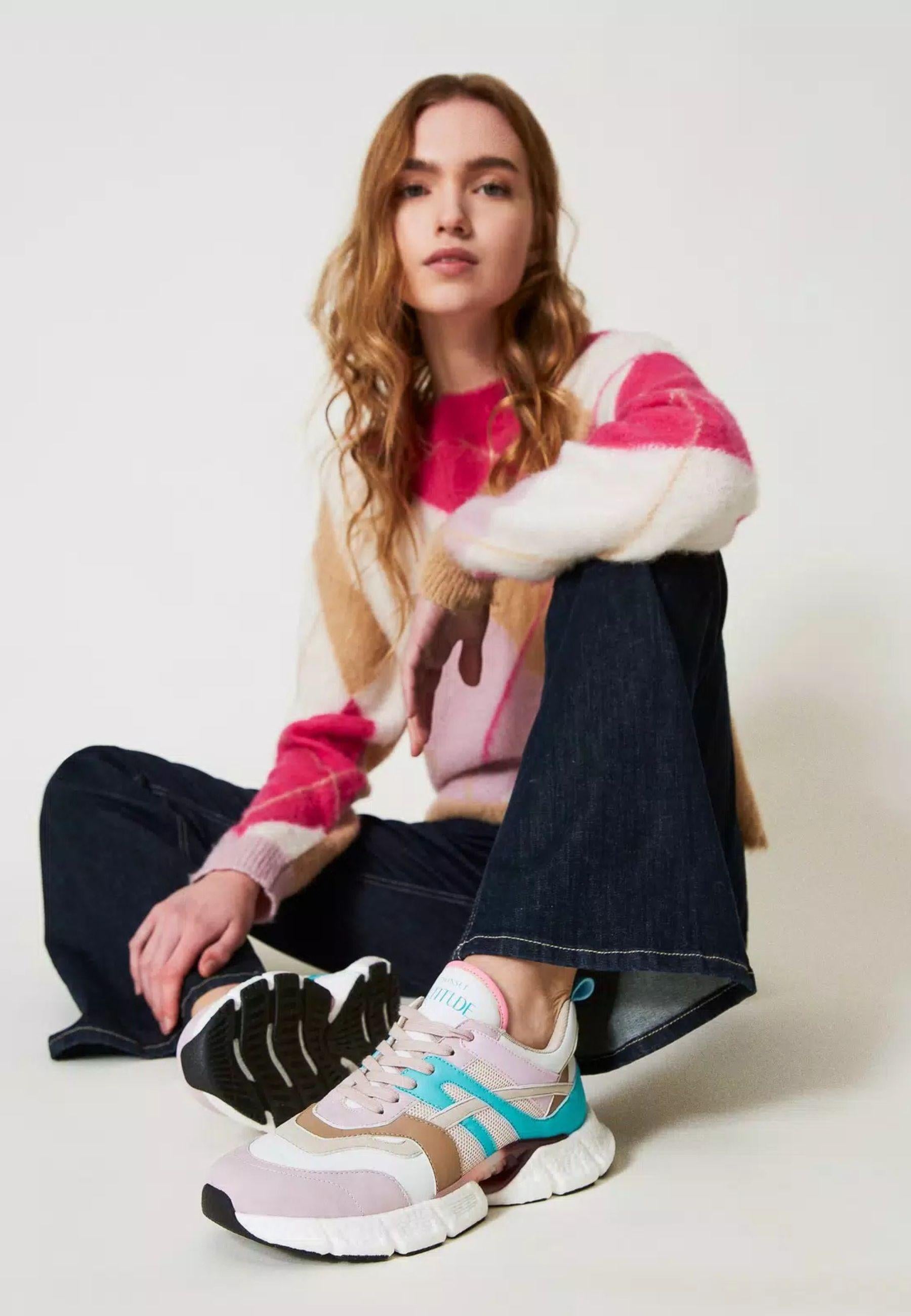 Sneakers running color block<BR/> 