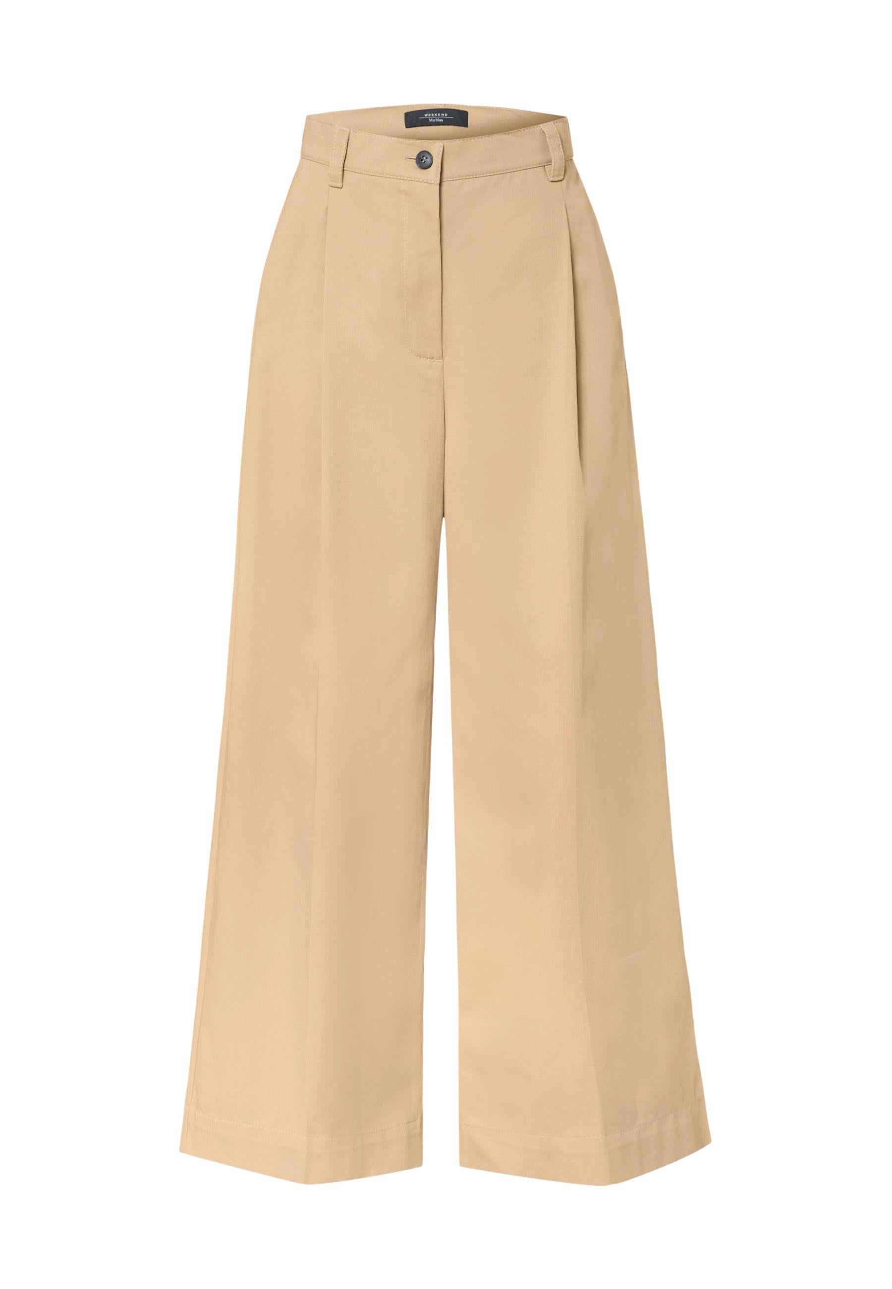 Weekend Max Mara - Pantalone Nebbie a gamba ampia in gabardina di cotone 