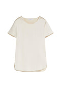 Max Mara Leisure - T-shirt in raso di seta stretch