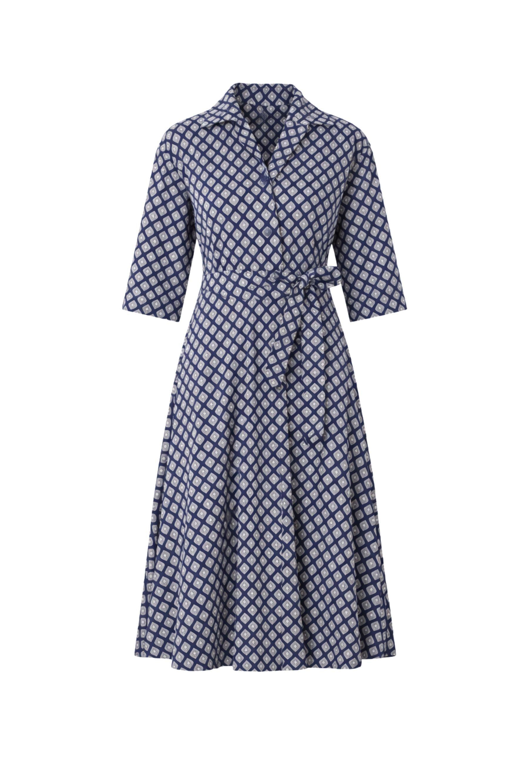 Weekend Max Mara - Abito chemisier in popeline di cotone stampato 