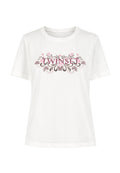 T-Shirt mit Twinset-Logo-Stickerei