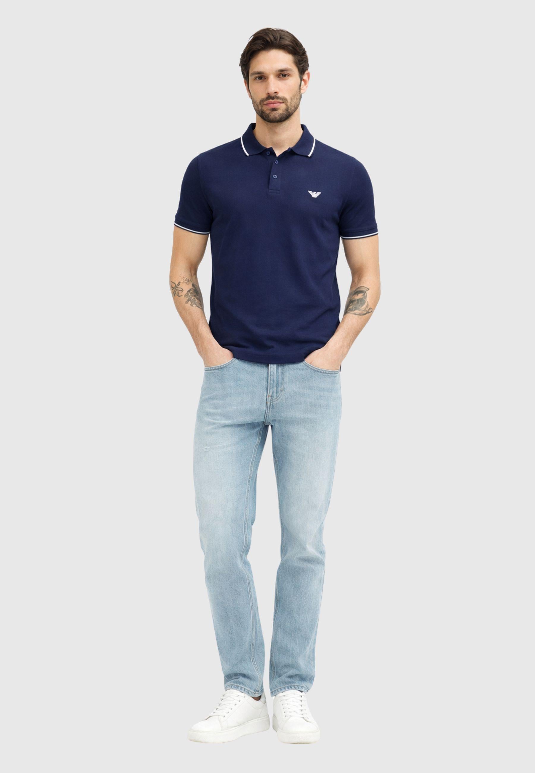 Emporio Armani - Polo uomo in cotone piqué 