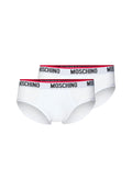 Men's 2-Pack Briefs with Logo Waistband