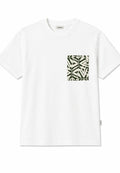 T-Shirt aus Baumwolle mit Brusttasche im Tropen-Print – Linie Riviera