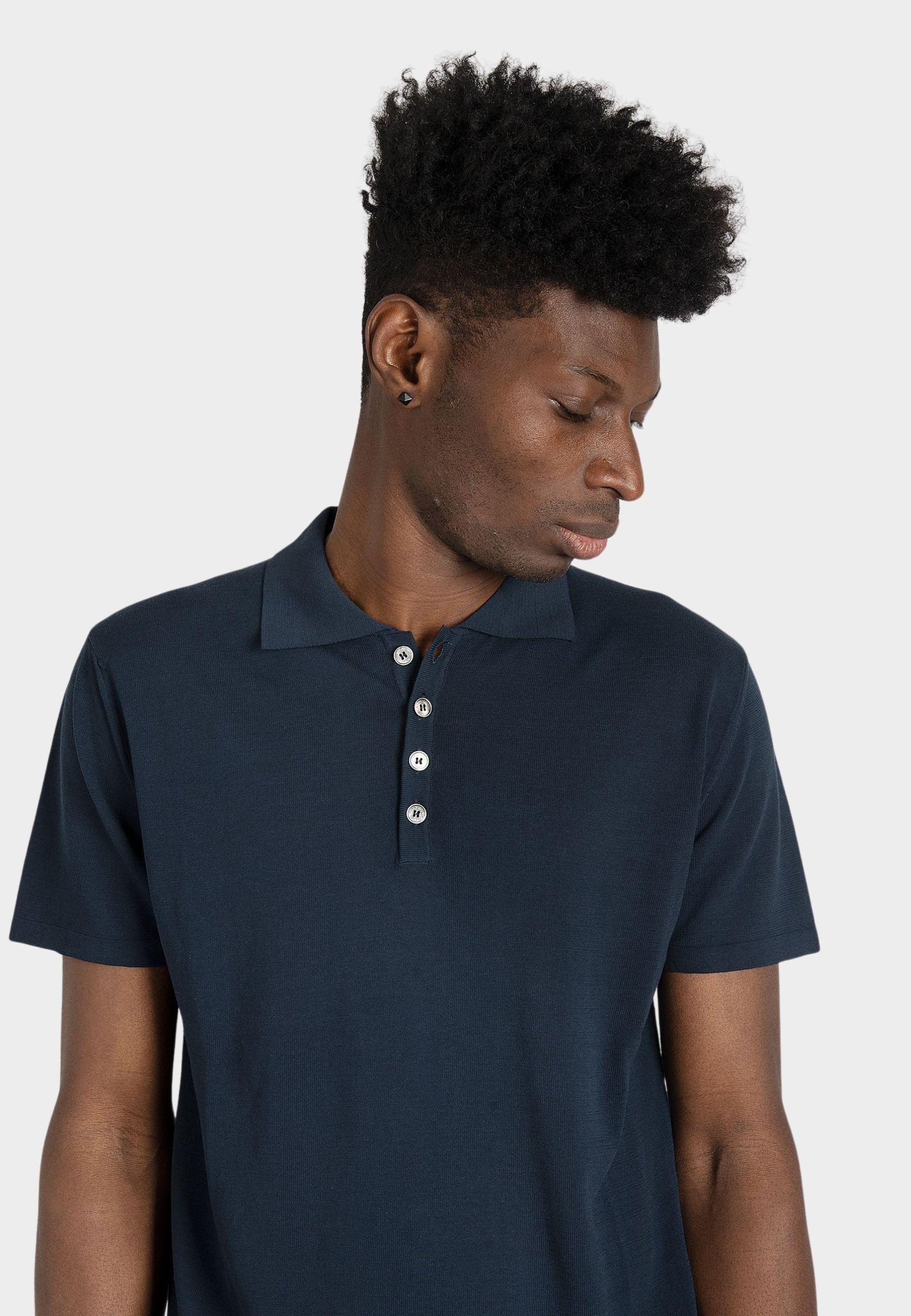 Polo Crepe in Cotone - Made in Italy 