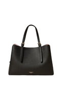 Borsa Tote Bicolor Effetto Pelle Martellata con Fibbie Regolabili