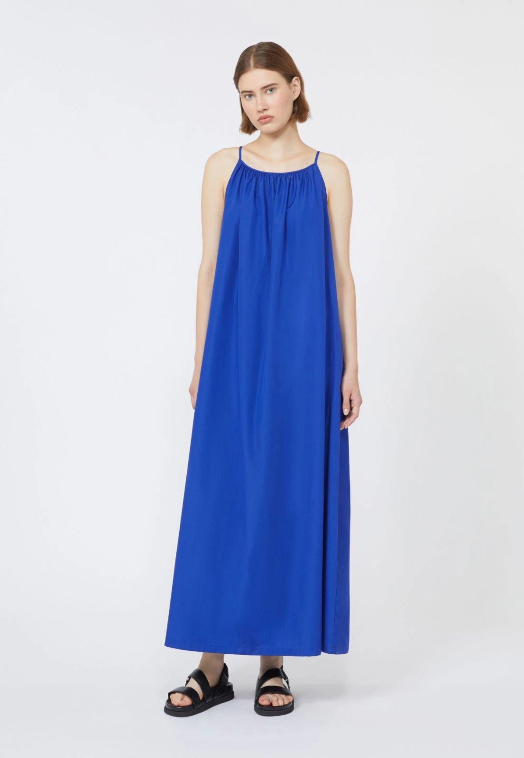 Max Mara Studio - Abito lungo in popeline di cotone 