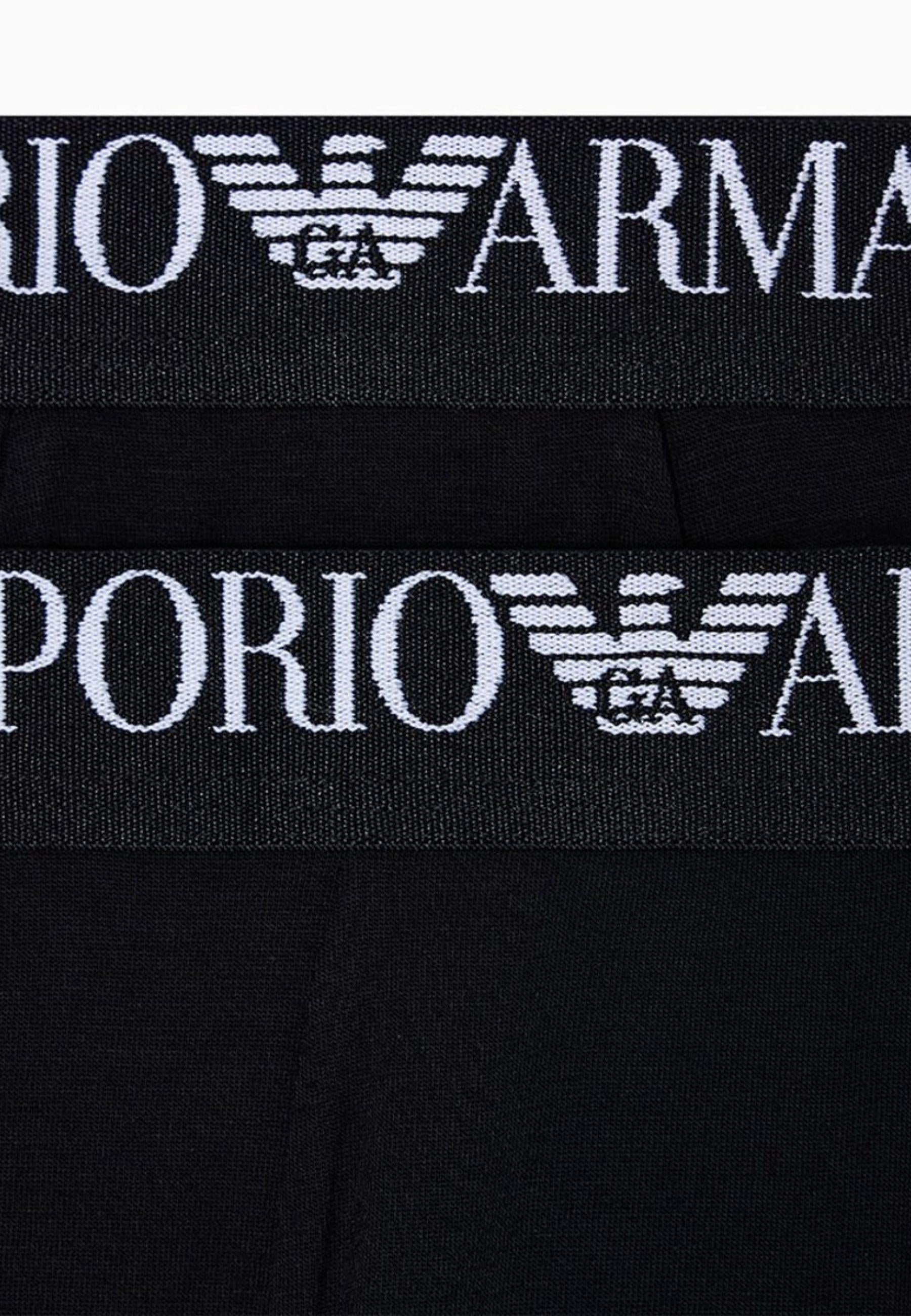 Boxer Emporio Armani in cotone elasticizzato - Pack 2 pezzi 