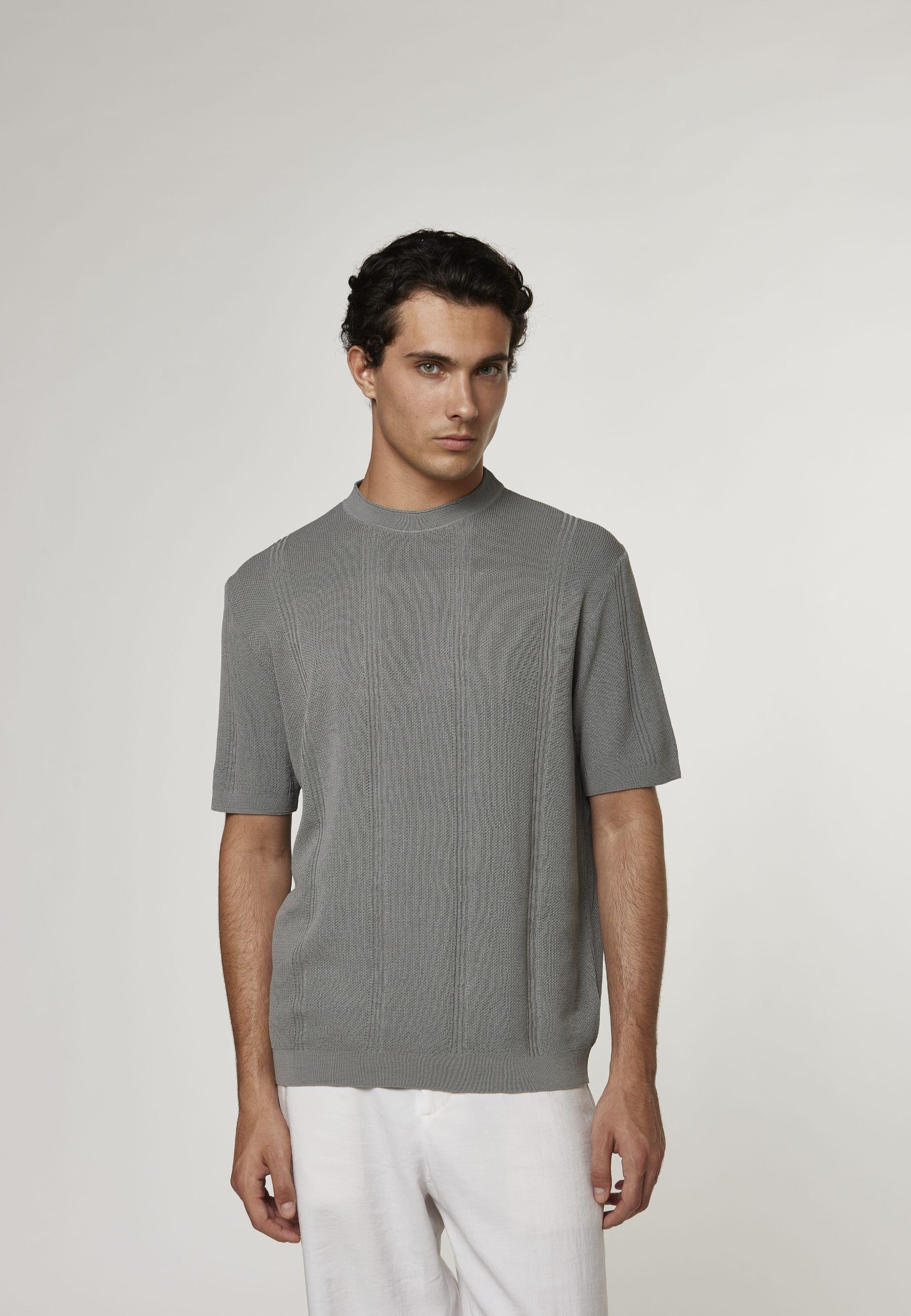 T-shirt Daniele Fiesoli Uomo in Cotone Crepe 