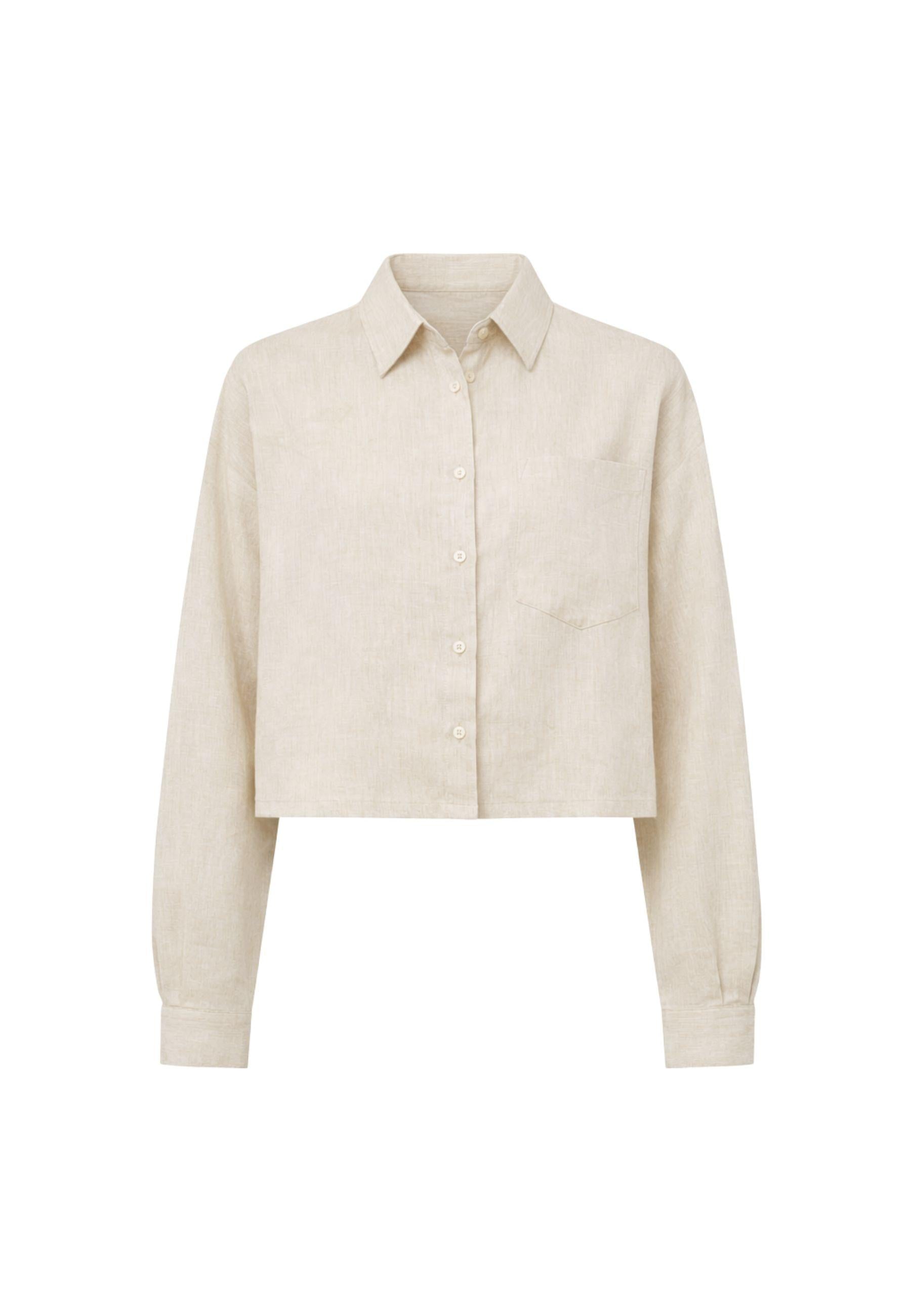 Max Mara - Giacca crop in lino 