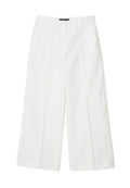 Zirkonhose aus Baumwolle und Leinen