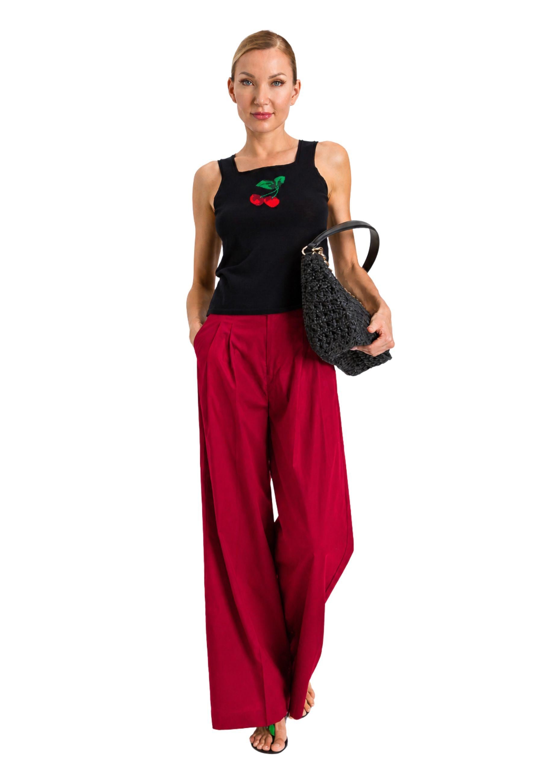 Pantalone Twinset in cotone stretch 