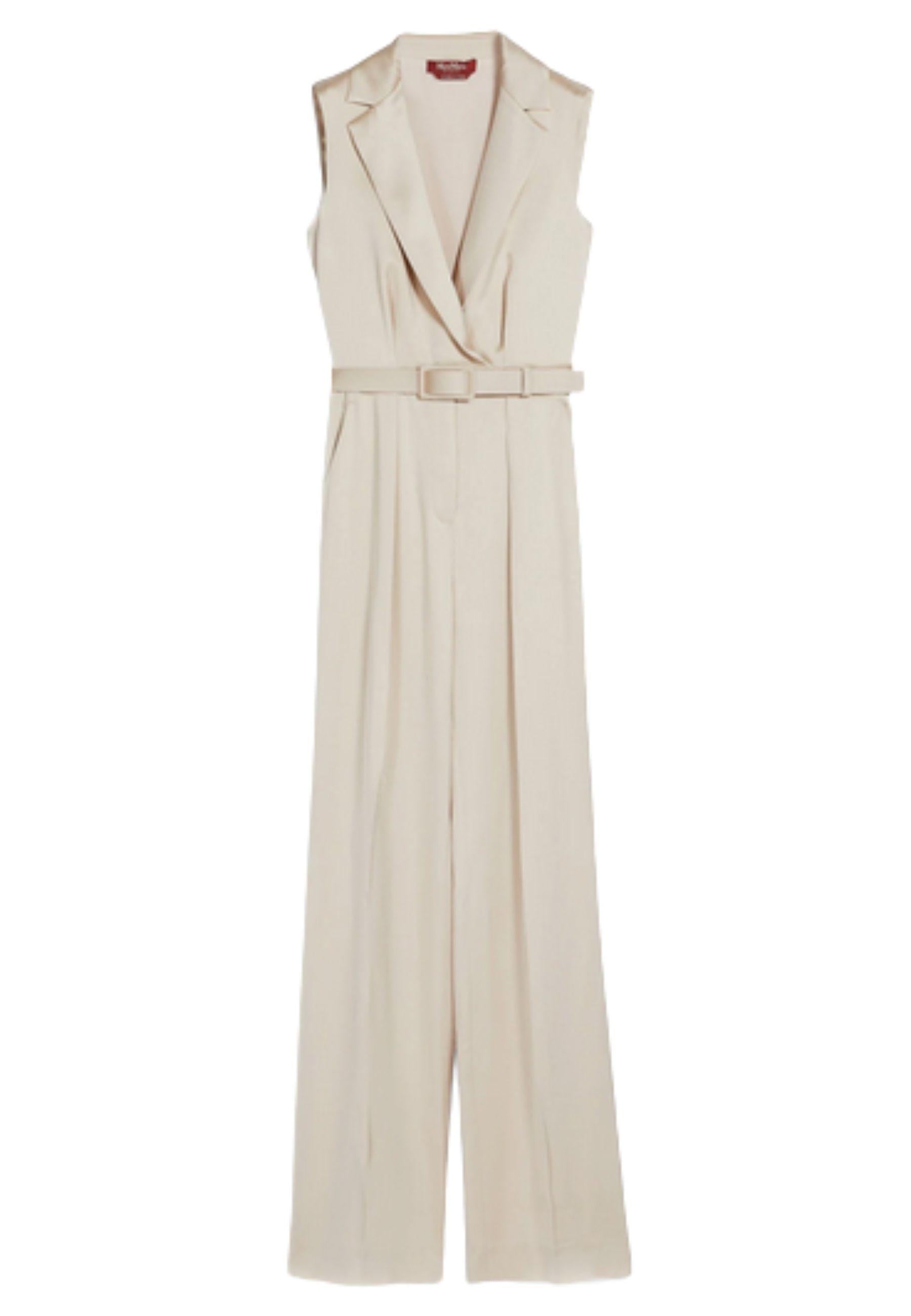 Max Mara Studio - Tuta Scrigno effetto smoking 