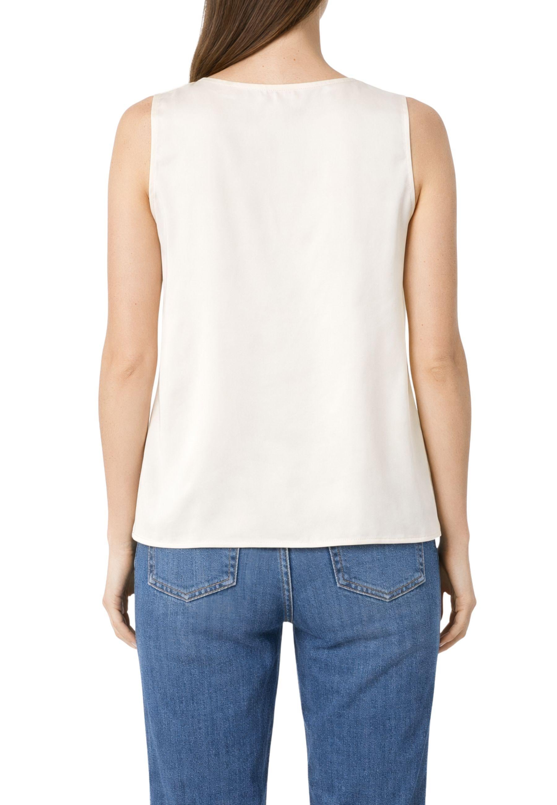 iBlues - Top in Raso Leggero con Scollo a V 