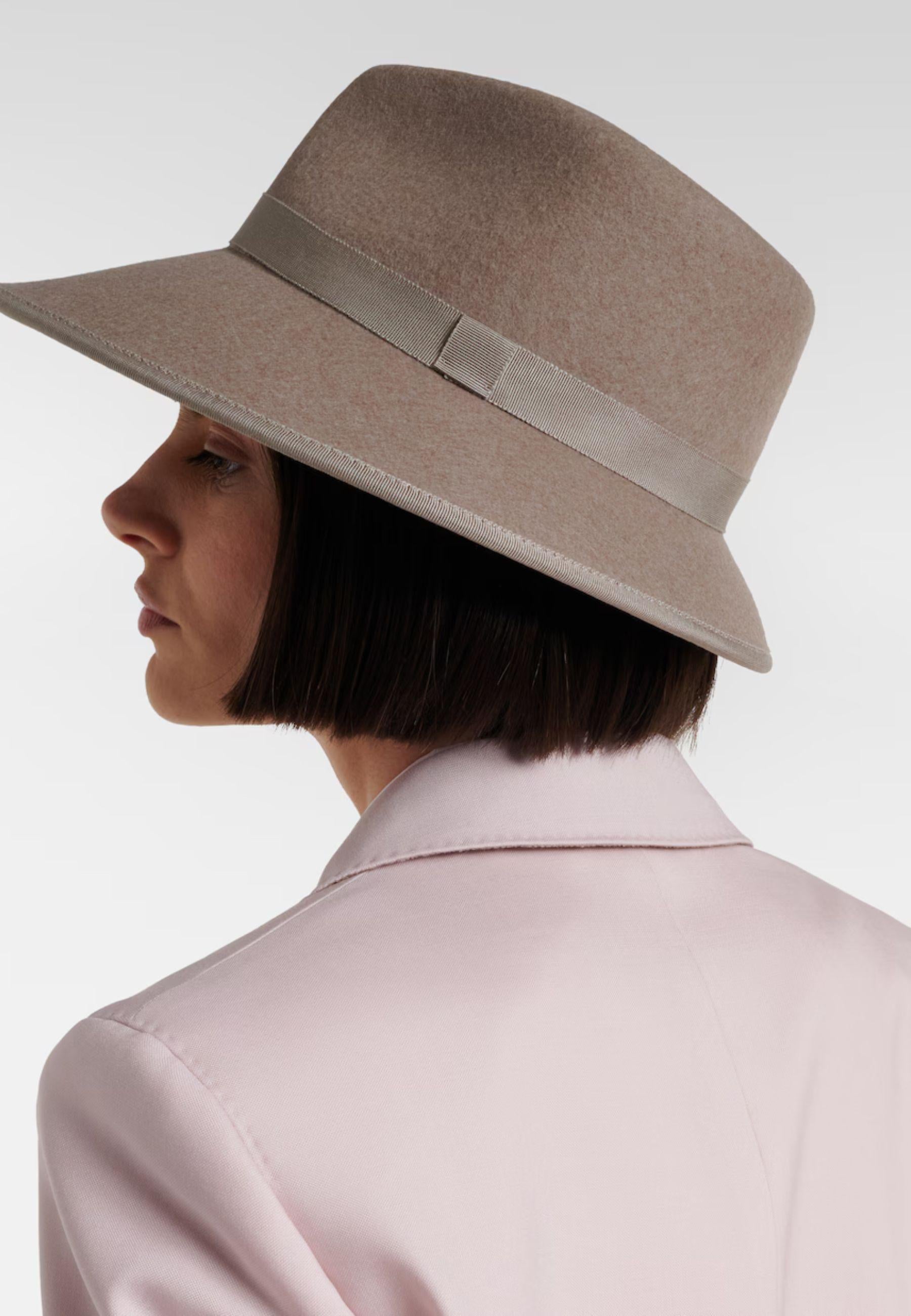 Max Mara - Cappello fedora Locusta in feltro di lana 