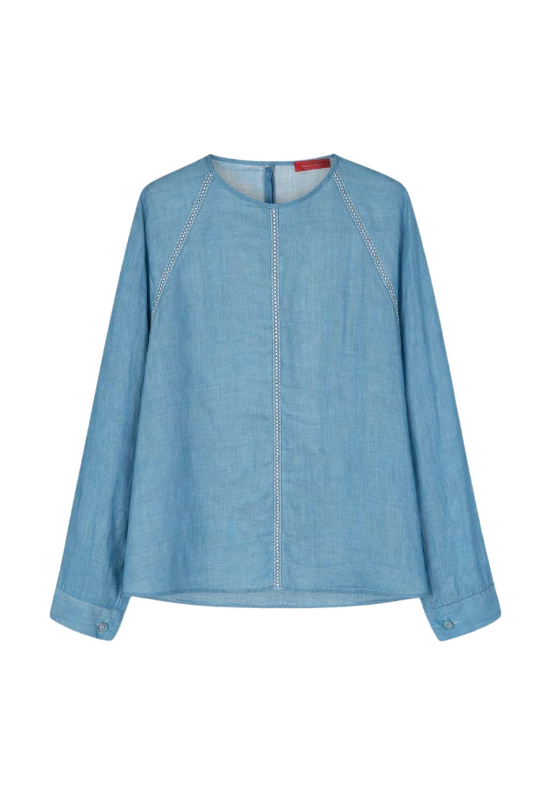 Blusa in garza ramiè 