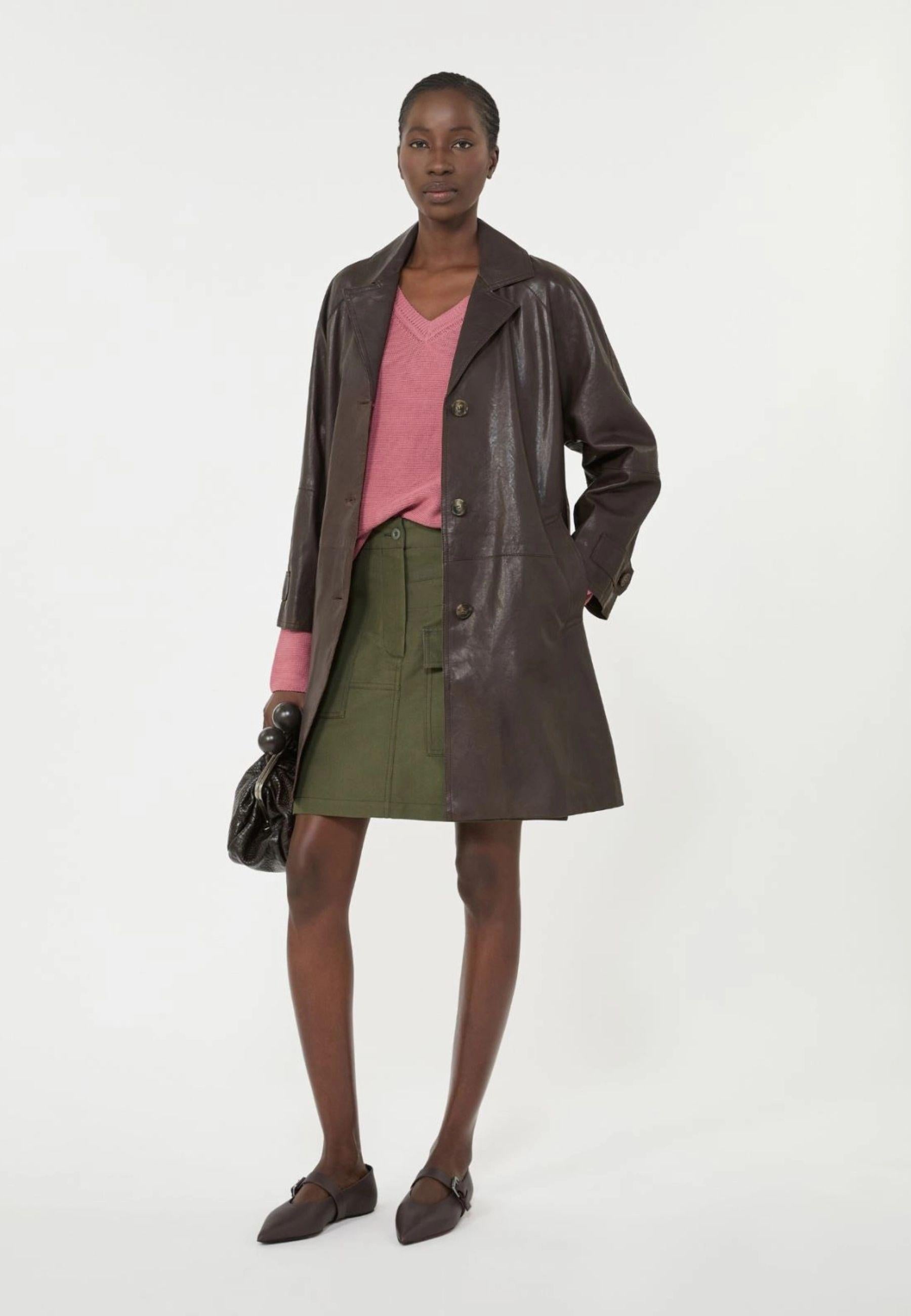 Maglia boxy in cotone - ROSA ANTICO 