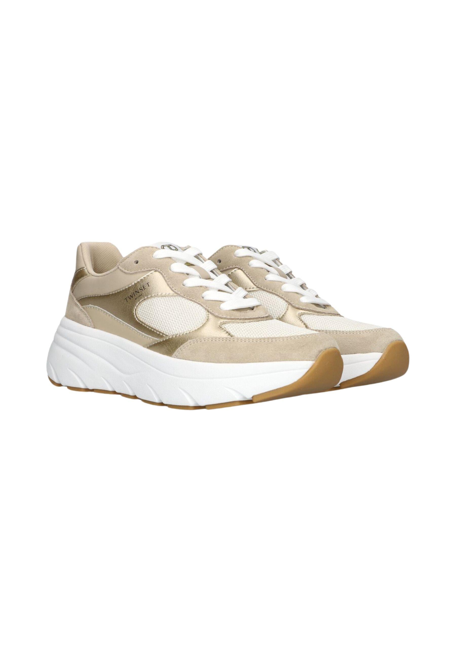 Sneakers running in pelle 