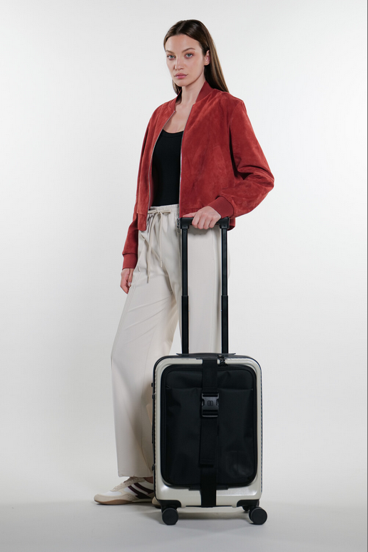 Trolley cabin piccolo Oliva- Hardshell con serratura TSA 