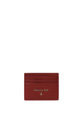 Portacarte Patrizia Pepe in pelle a grana con logo Fly