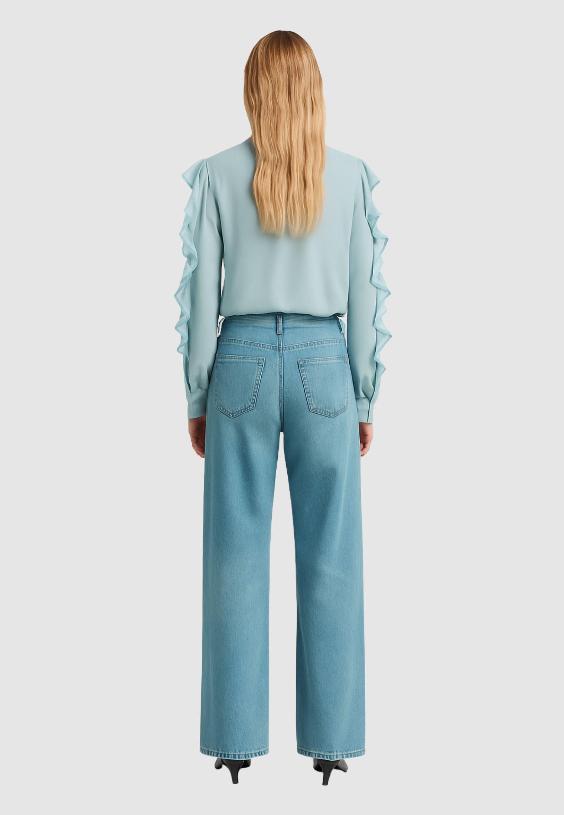 Blusa leggera in poliestere 