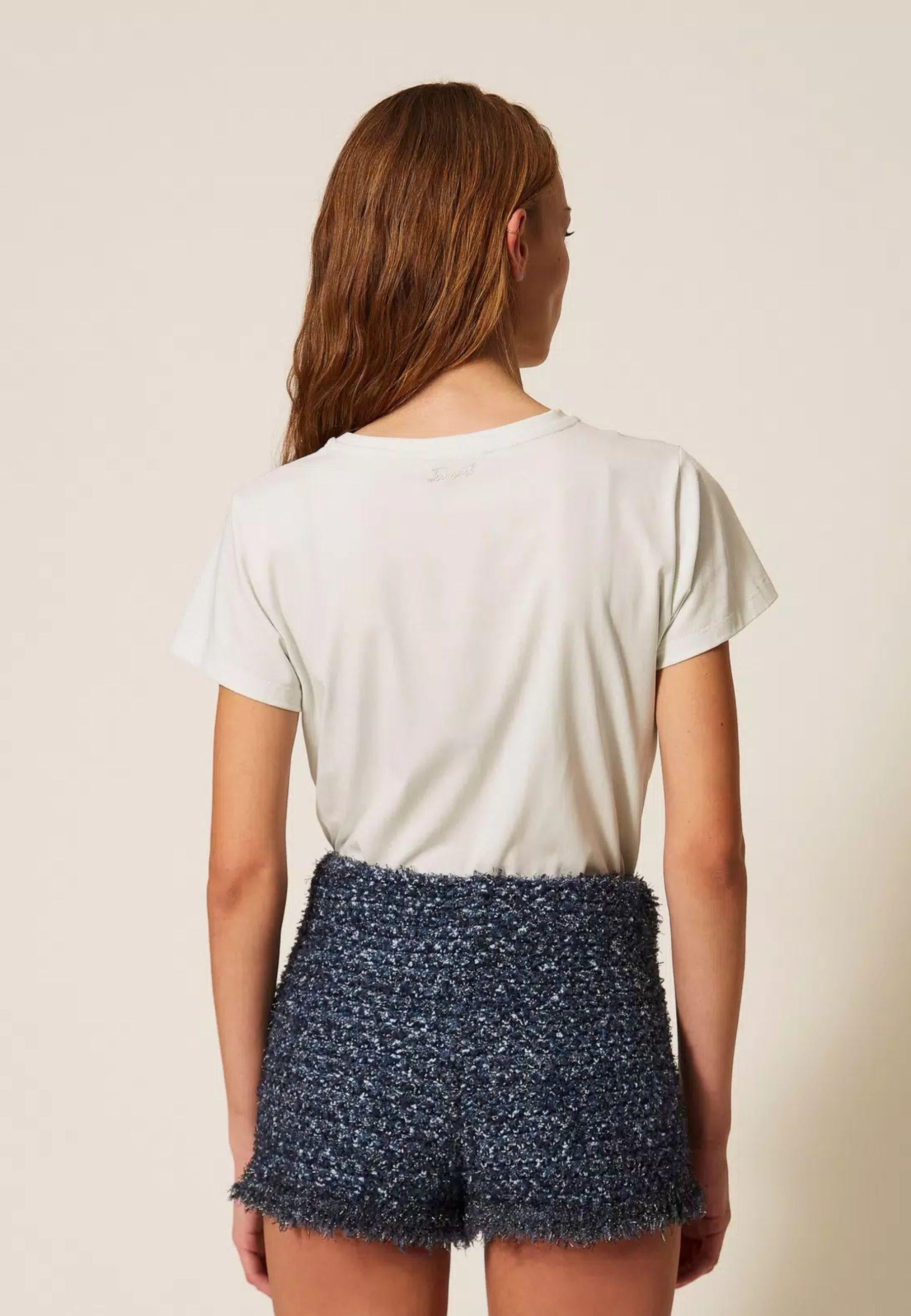 T-shirt regular con stampa Twinset 